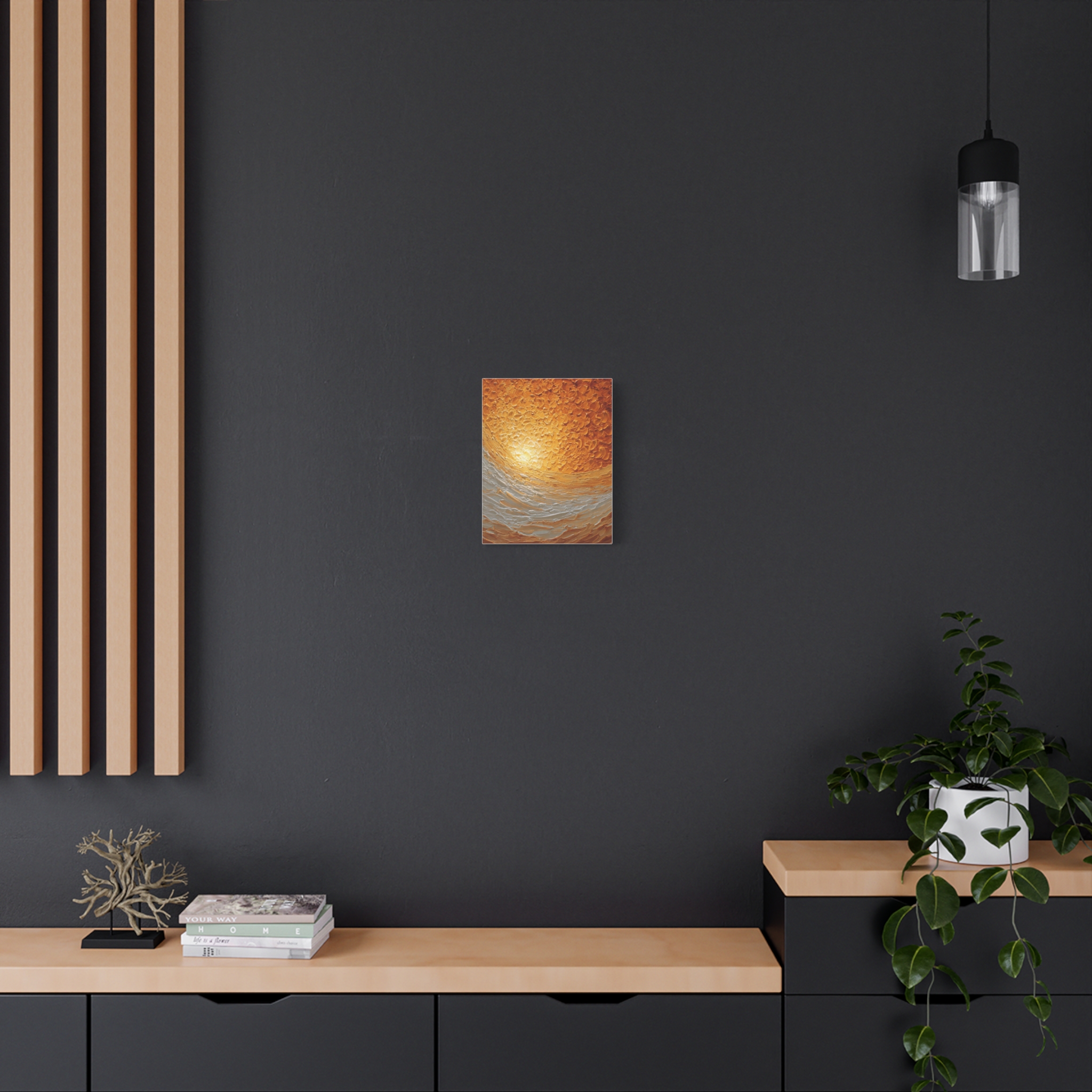 Abstract Sunrise Ocean Matte Canvas Wall Art — Stretched 1.25" - Image 25