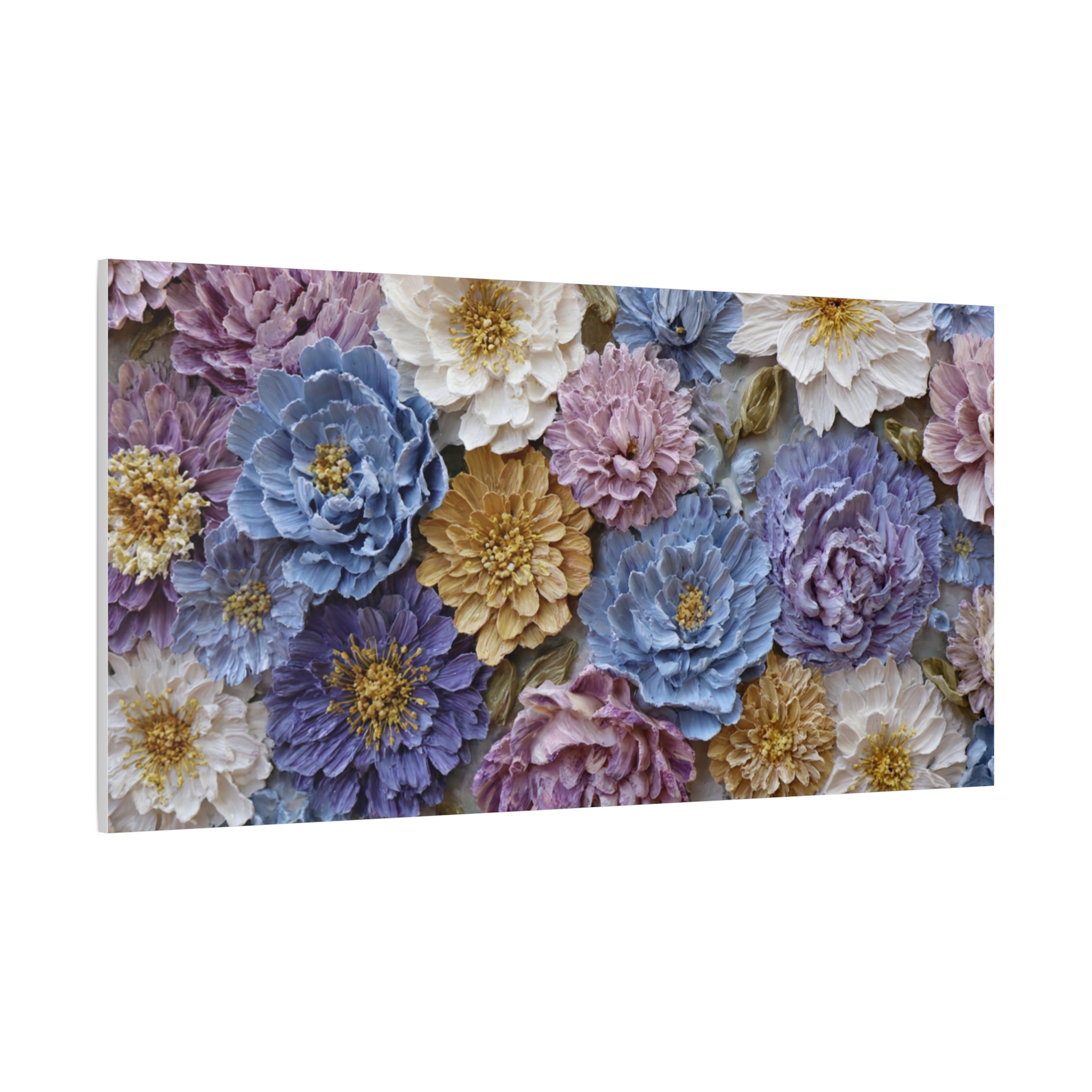 Floral Wall Art Canvas — Pastel Peony Garden Matte Stretched Canvas - Image 32