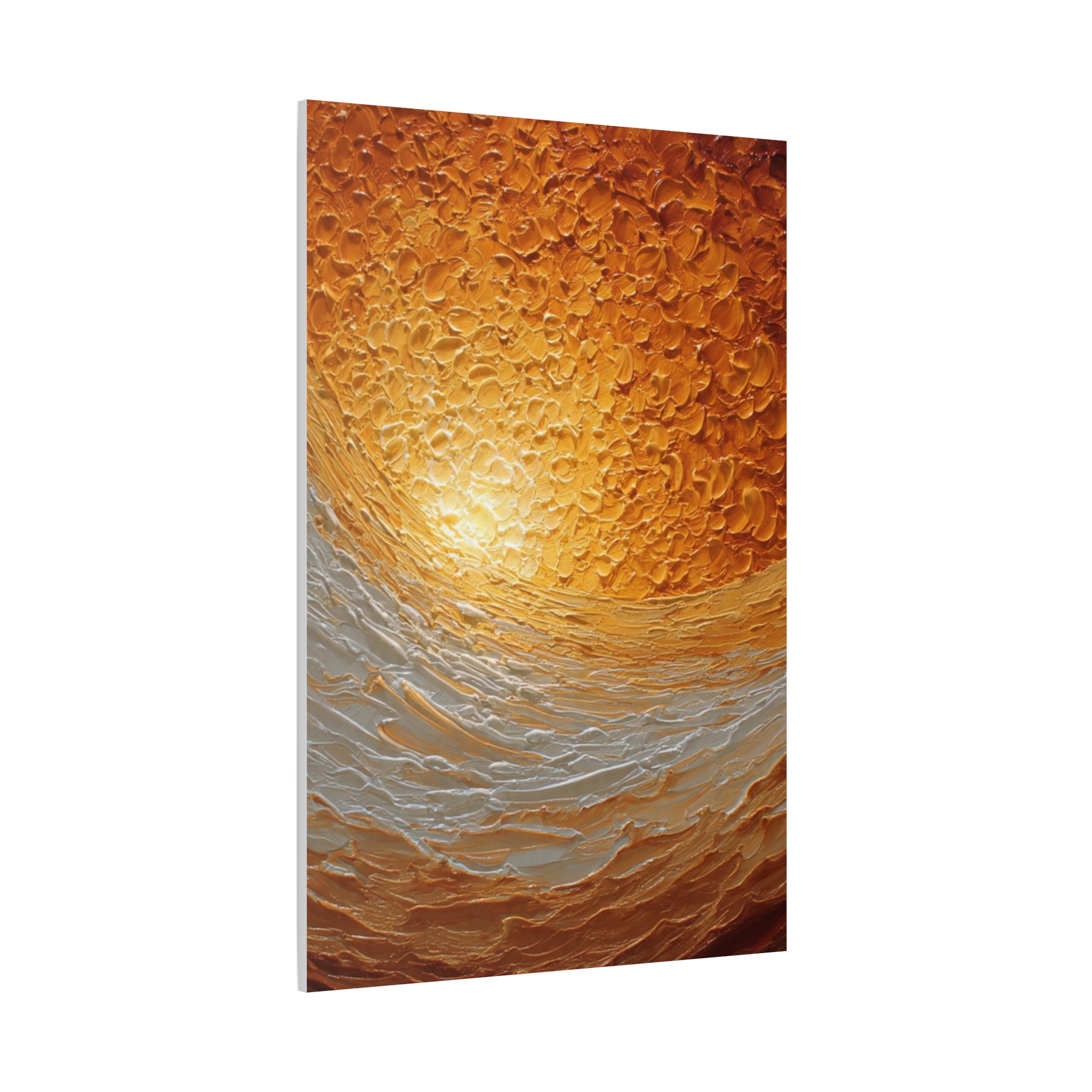 Abstract Sunrise Ocean Matte Canvas Wall Art — Stretched 1.25" - Image 43