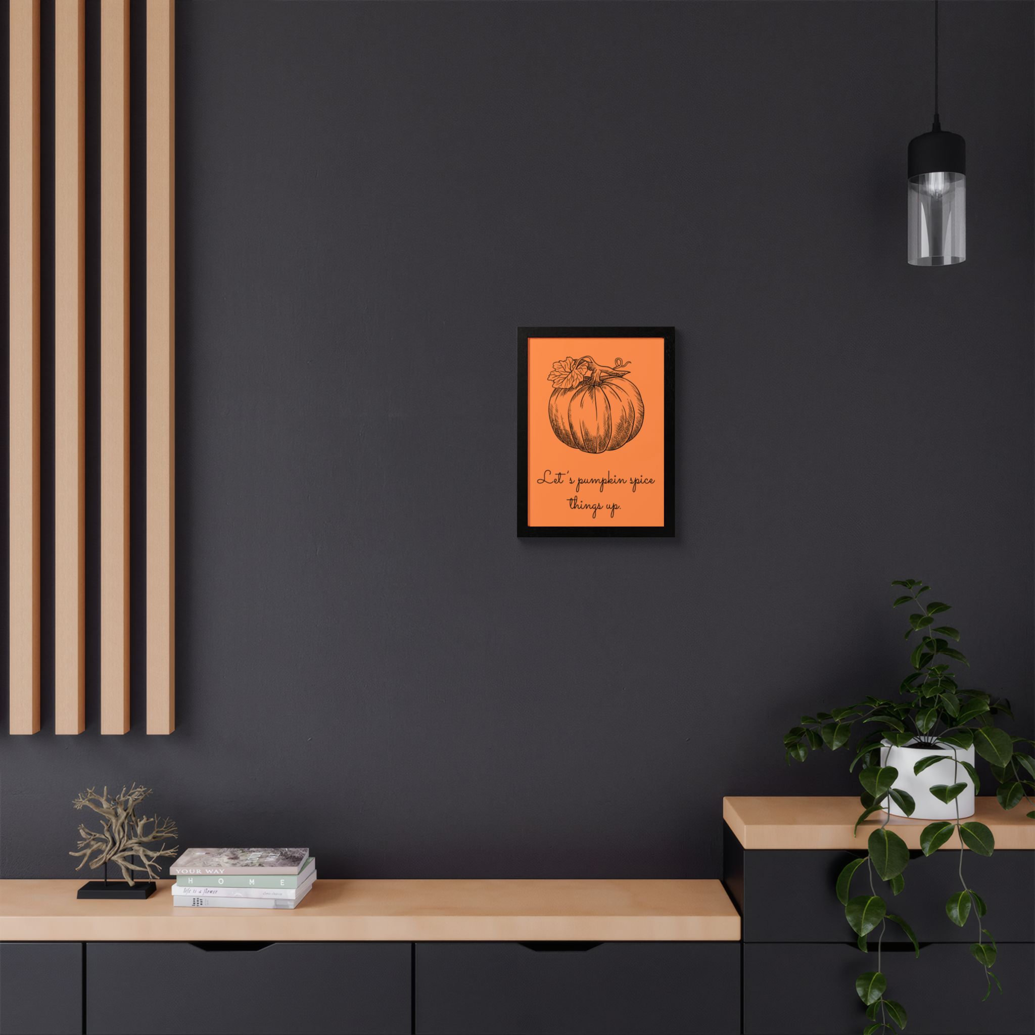 Pumpkin Spice Framed Poster — Autumn Kitchen Wall Art - Image 9