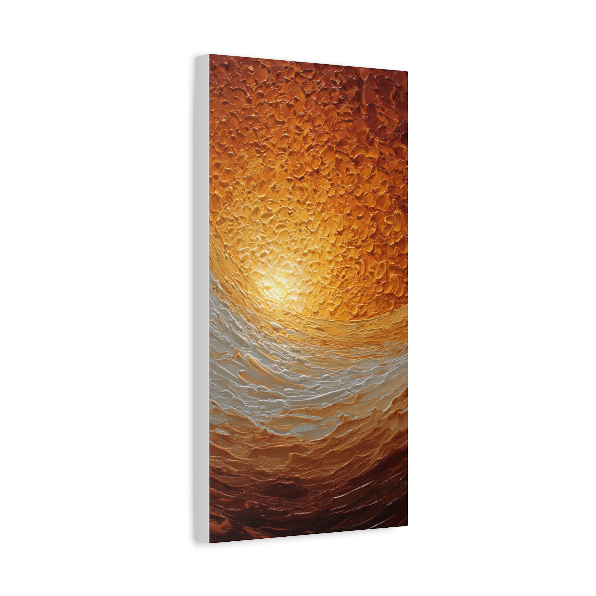 Abstract Sunrise Ocean Matte Canvas Wall Art — Stretched 1.25" - Image 78