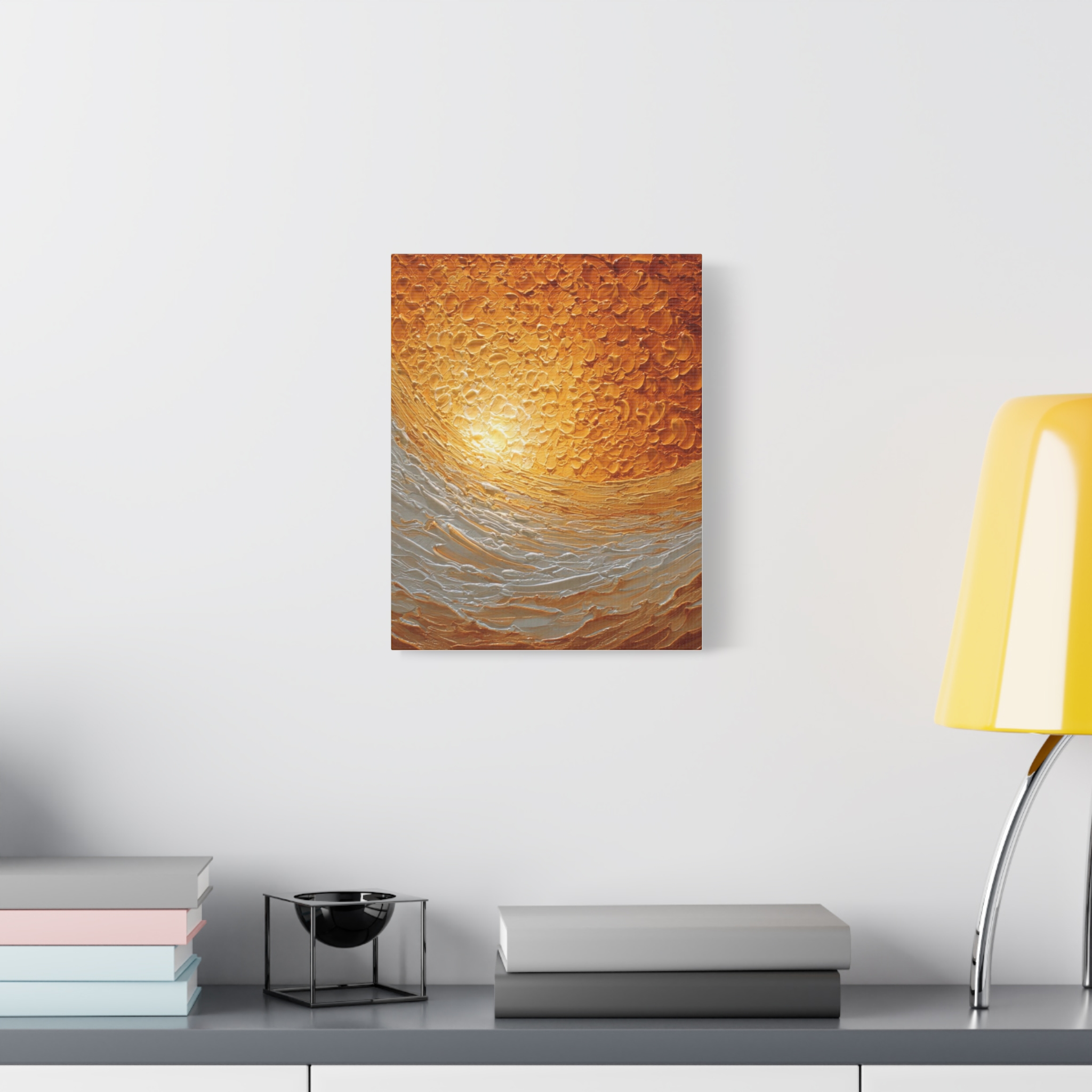 Abstract Sunrise Ocean Matte Canvas Wall Art — Stretched 1.25" - Image 24