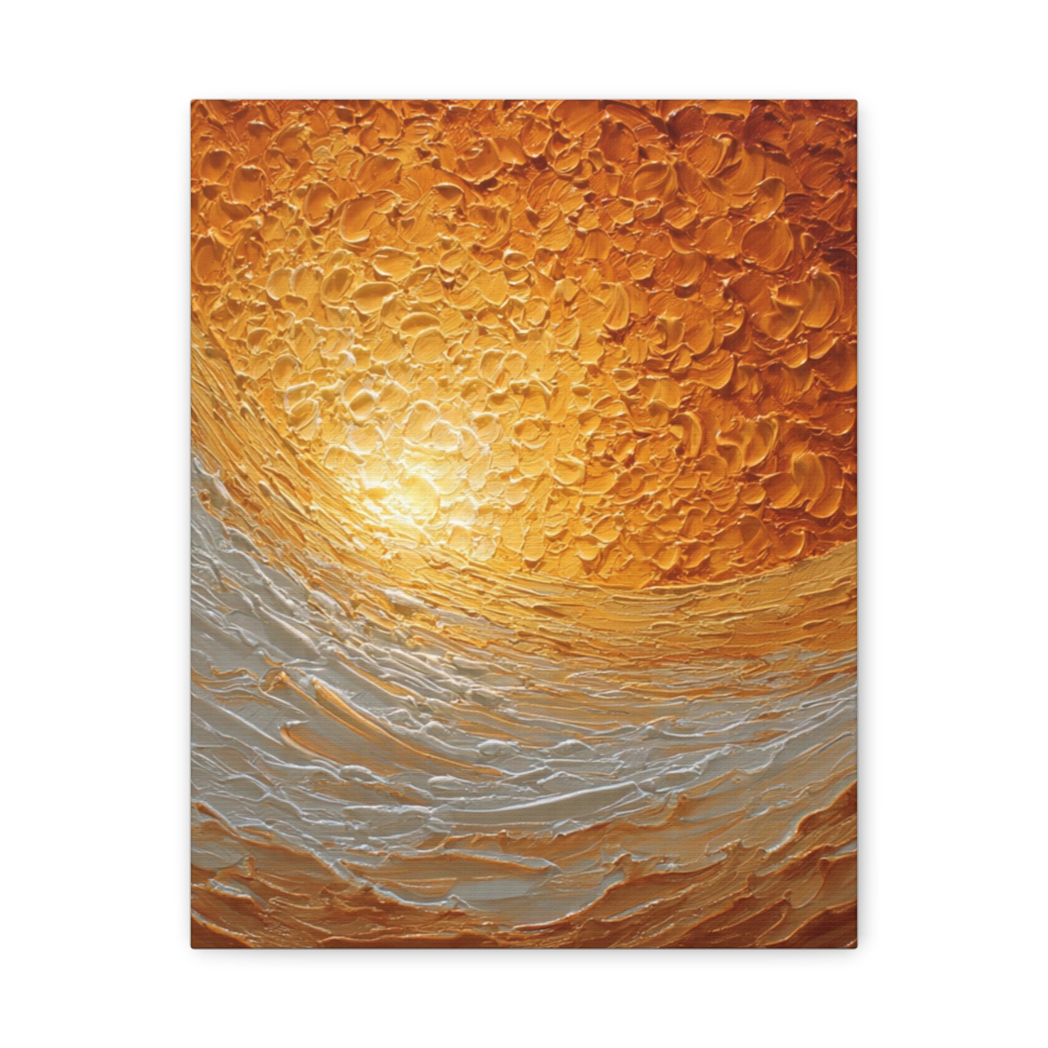 Abstract Sunrise Ocean Matte Canvas Wall Art — Stretched 1.25" - Image 22
