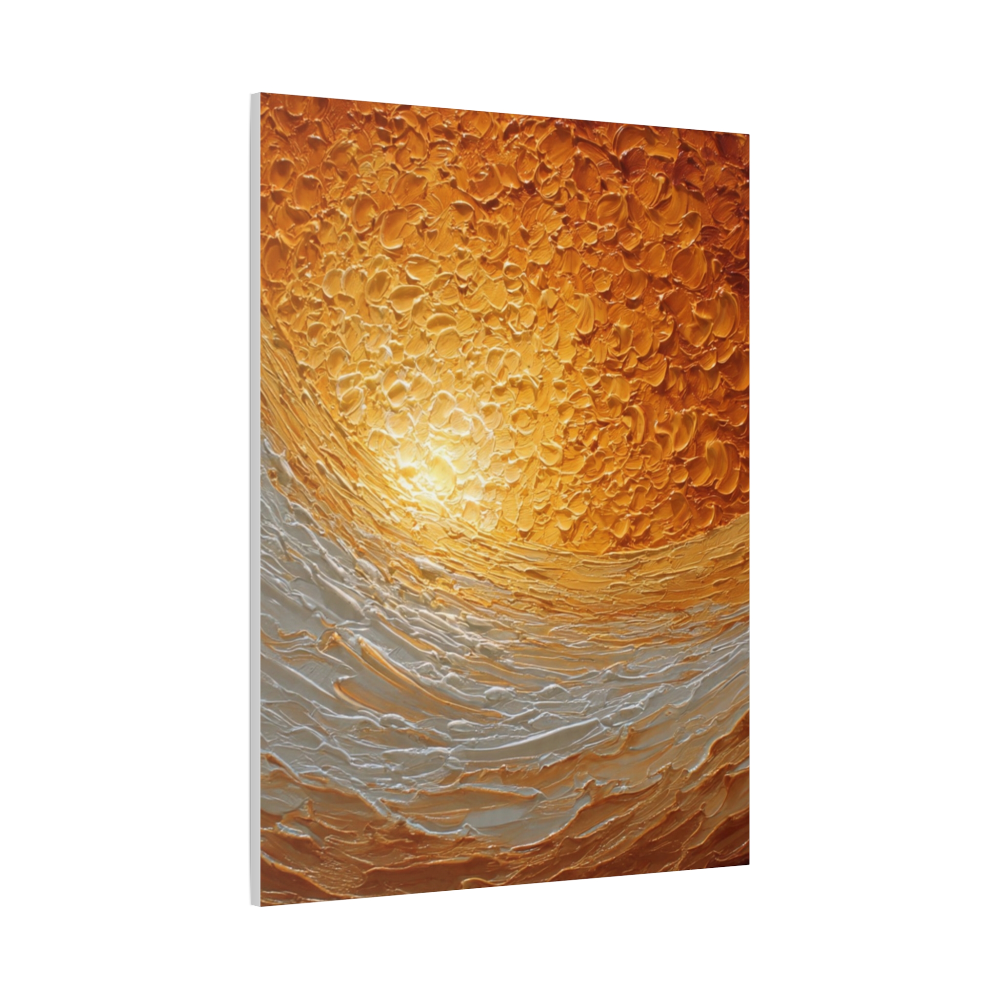 Abstract Sunrise Ocean Matte Canvas Wall Art — Stretched 1.25" - Image 13