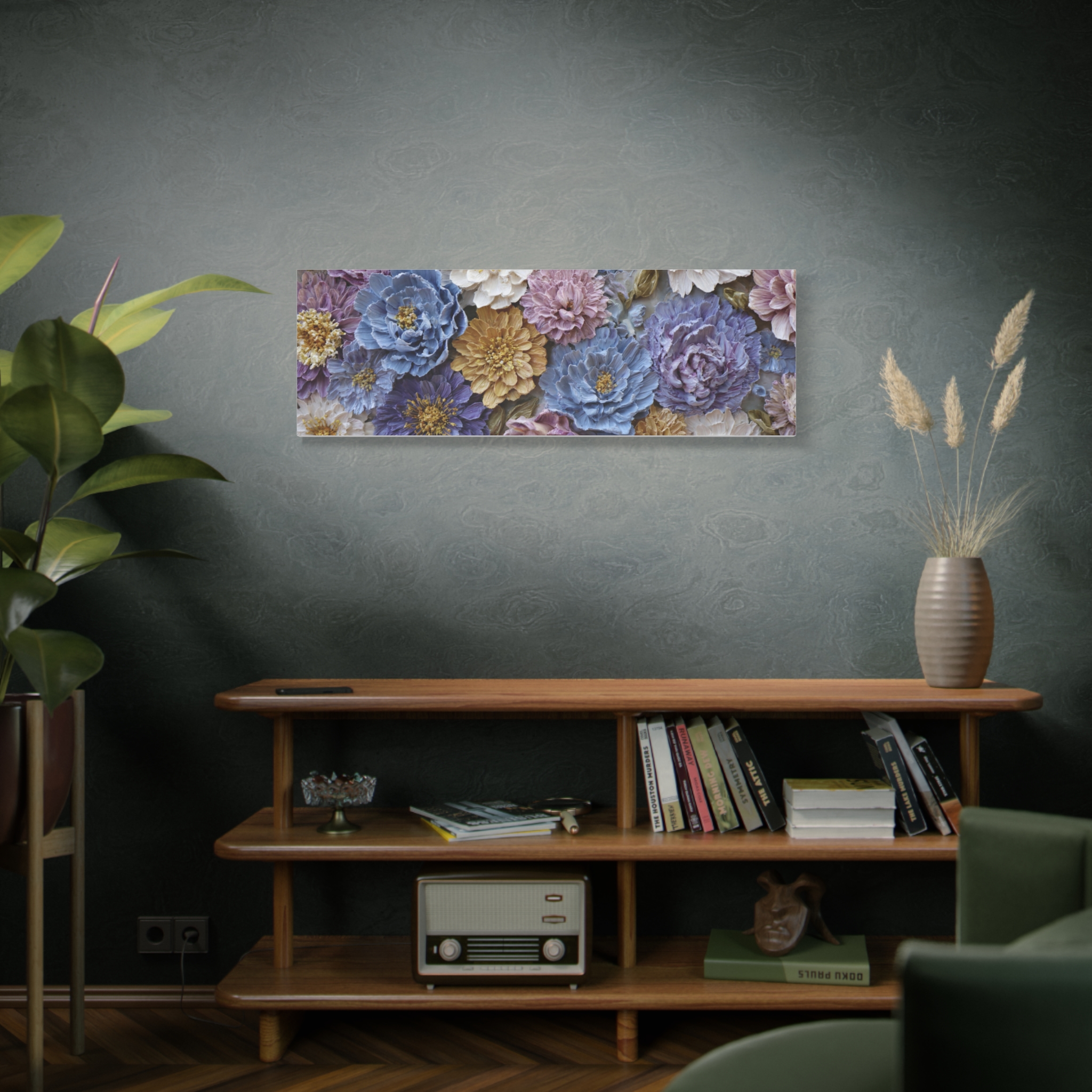 Floral Wall Art Canvas — Pastel Peony Garden Matte Stretched Canvas - Image 20