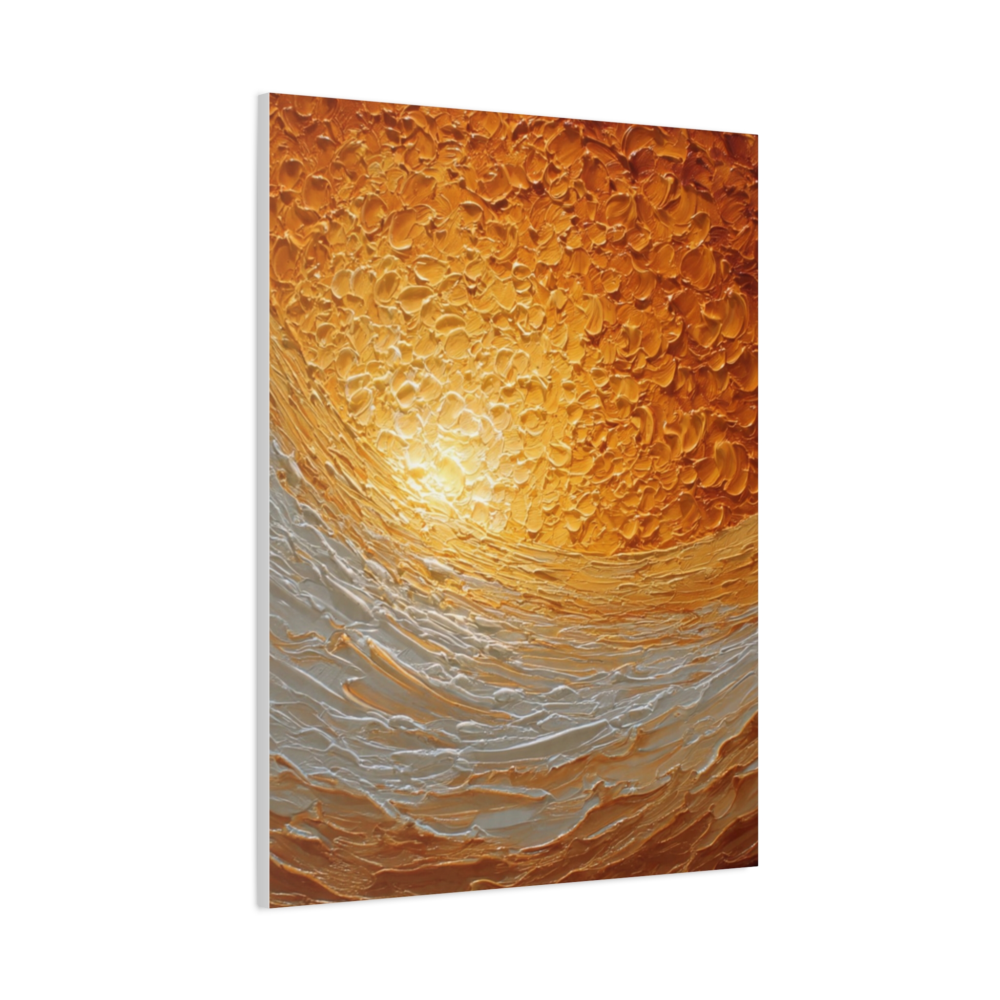 Abstract Sunrise Ocean Matte Canvas Wall Art — Stretched 1.25" - Image 53