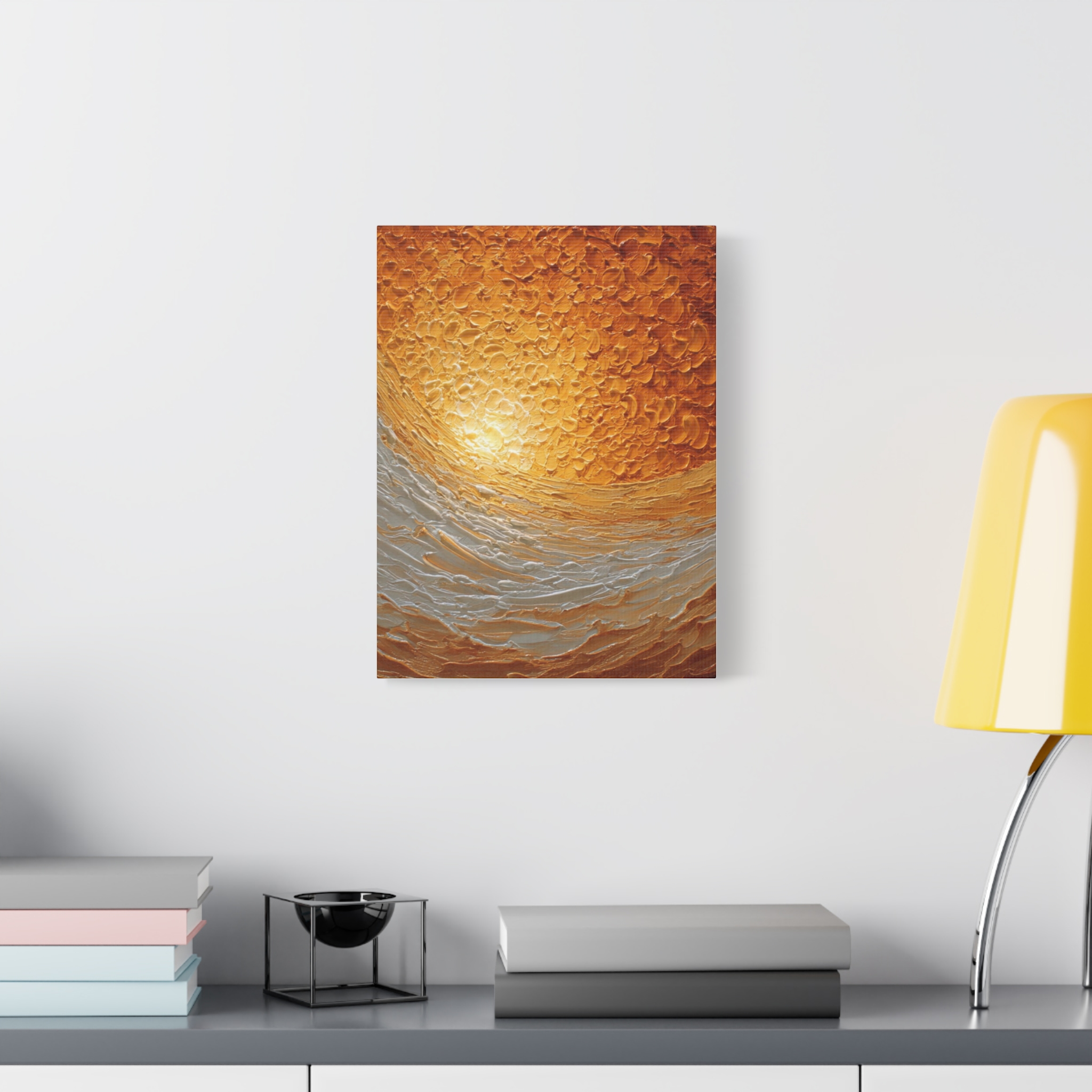 Abstract Sunrise Ocean Matte Canvas Wall Art — Stretched 1.25" - Image 29