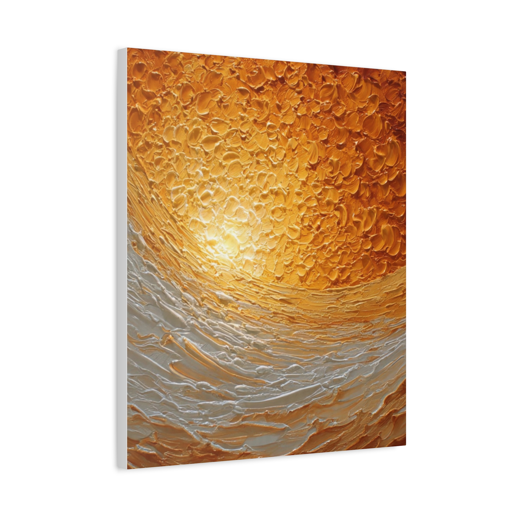 Abstract Sunrise Ocean Matte Canvas Wall Art — Stretched 1.25" - Image 58