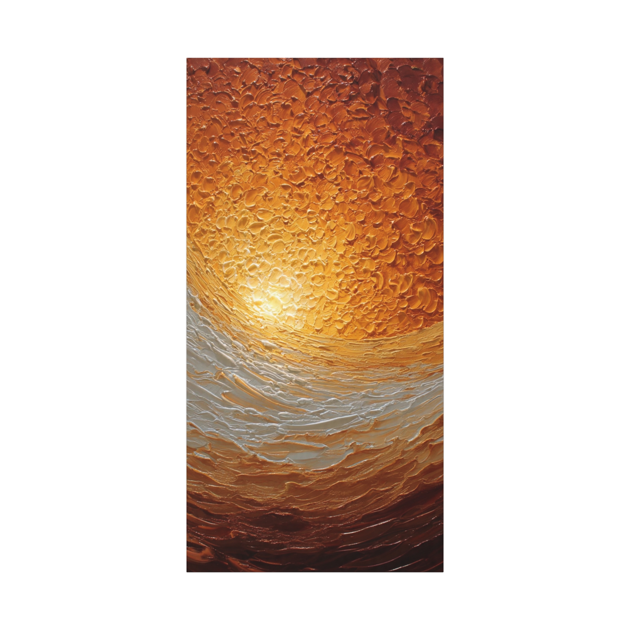 Abstract Sunrise Ocean Matte Canvas Wall Art — Stretched 1.25" - Image 32