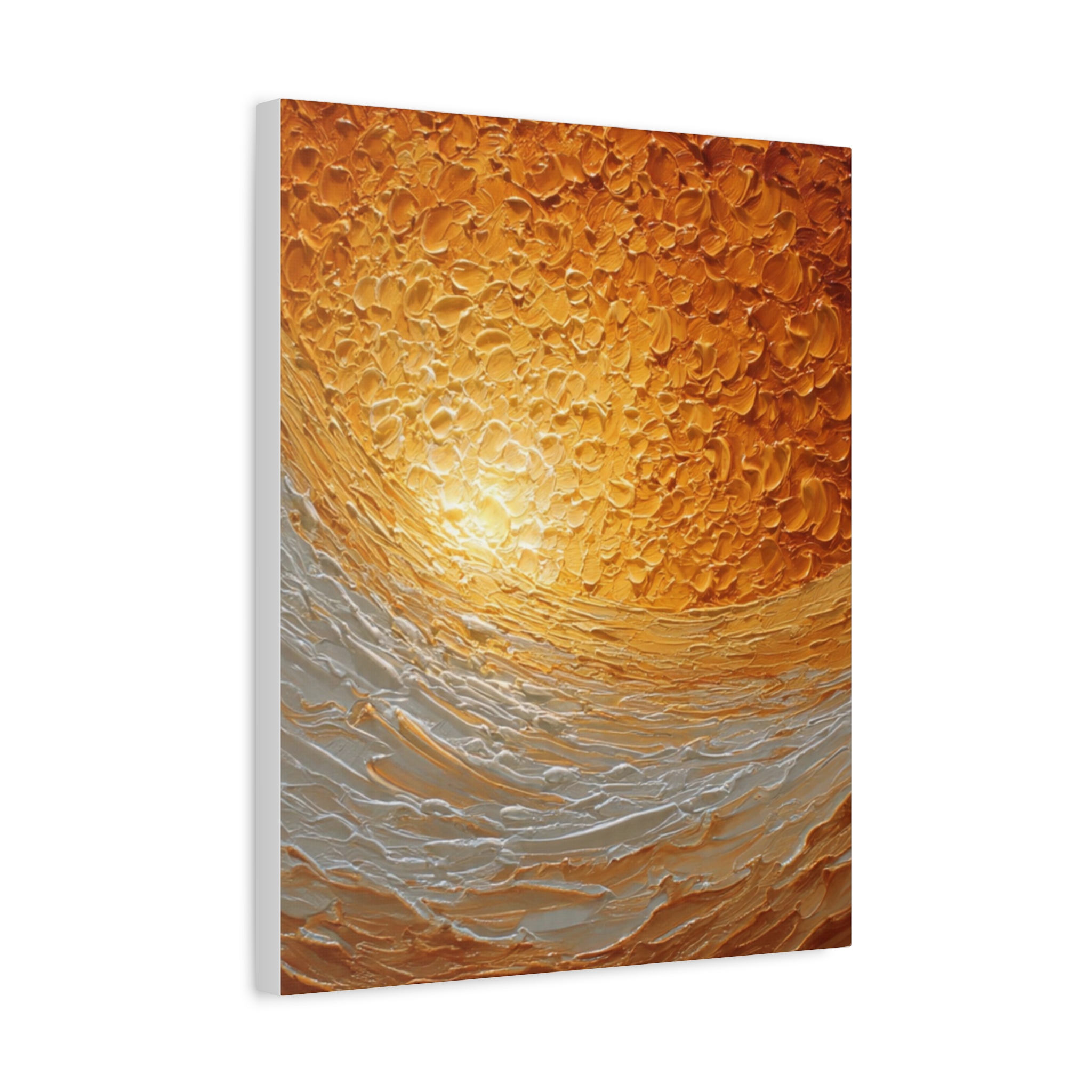 Abstract Sunrise Ocean Matte Canvas Wall Art — Stretched 1.25" - Image 18