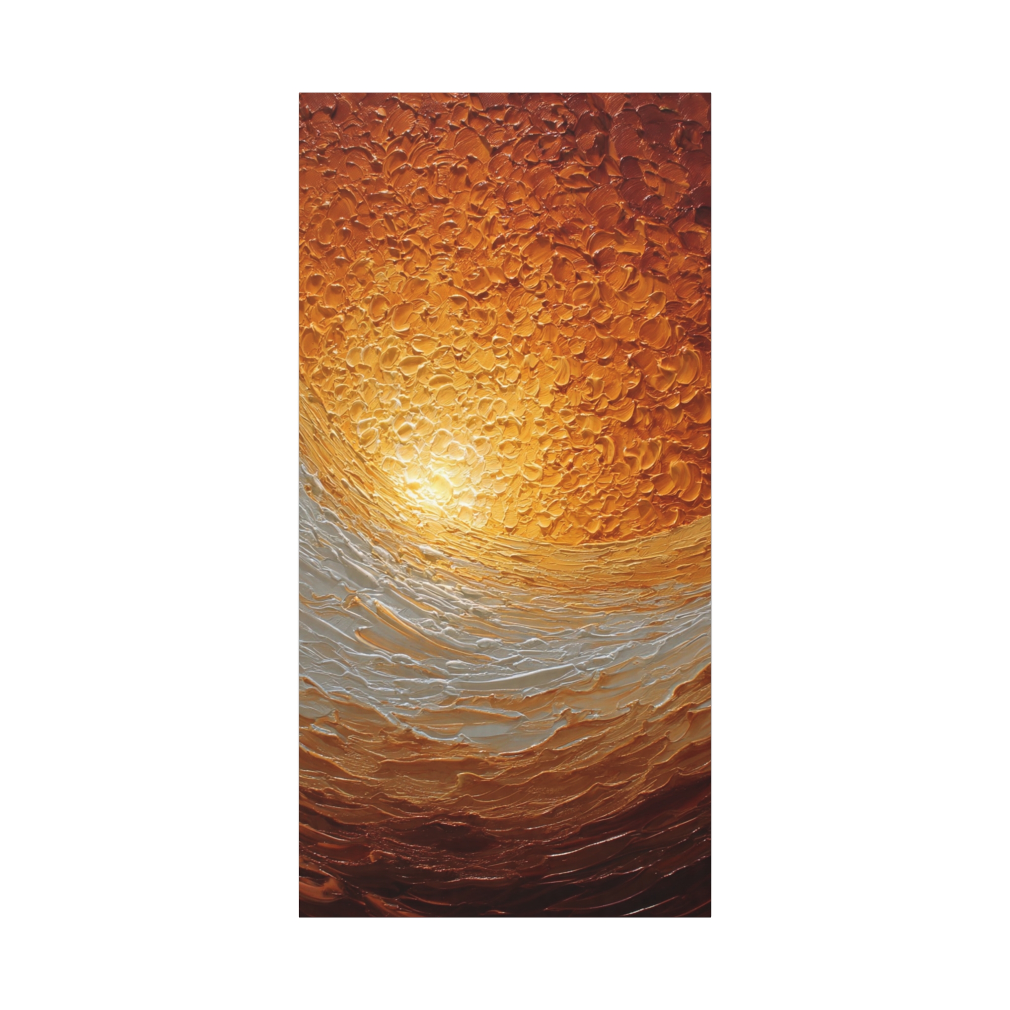 Abstract Sunrise Ocean Matte Canvas Wall Art — Stretched 1.25" - Image 72