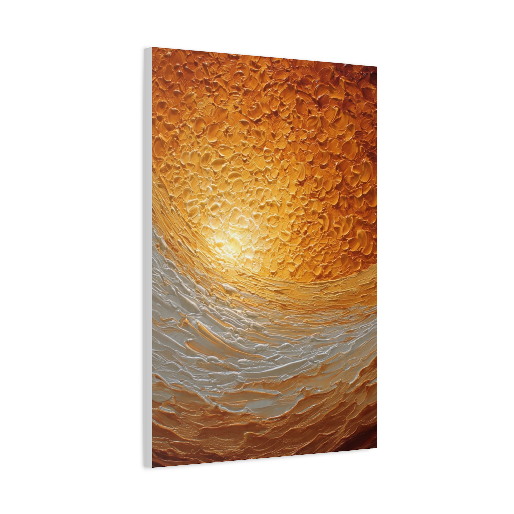 Abstract Sunrise Ocean Matte Canvas Wall Art — Stretched 1.25" - Image 68
