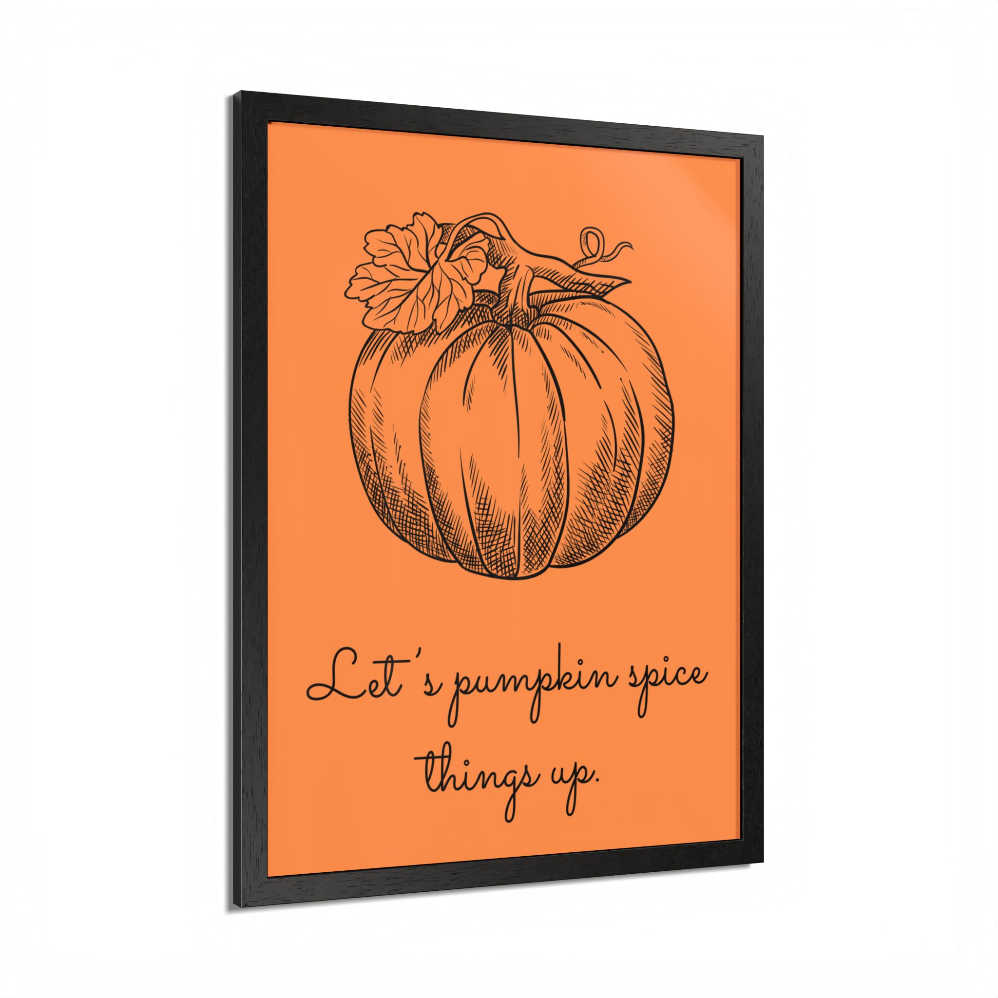 Pumpkin Spice Framed Poster — Autumn Kitchen Wall Art - Image 18