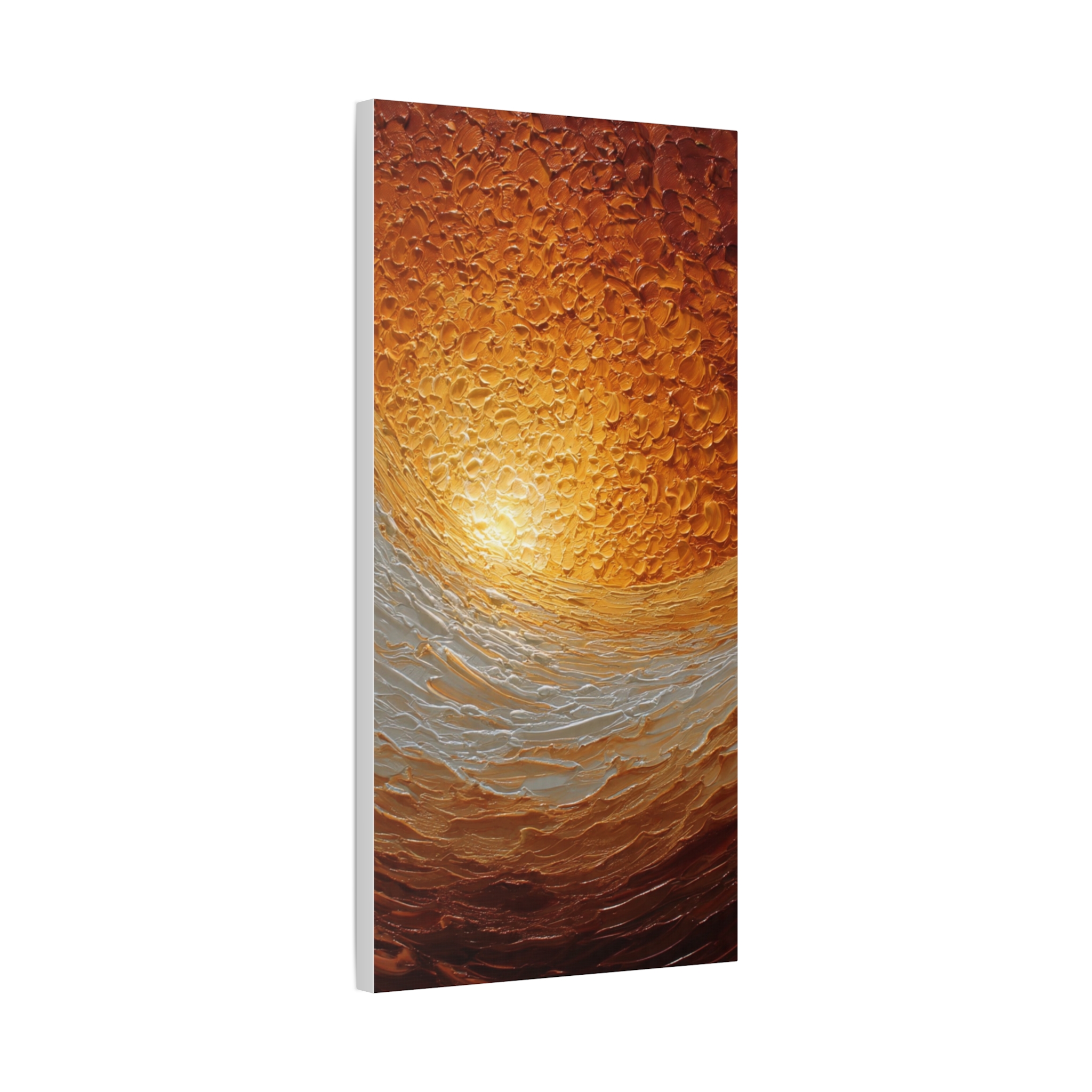 Abstract Sunrise Ocean Matte Canvas Wall Art — Stretched 1.25" - Image 88
