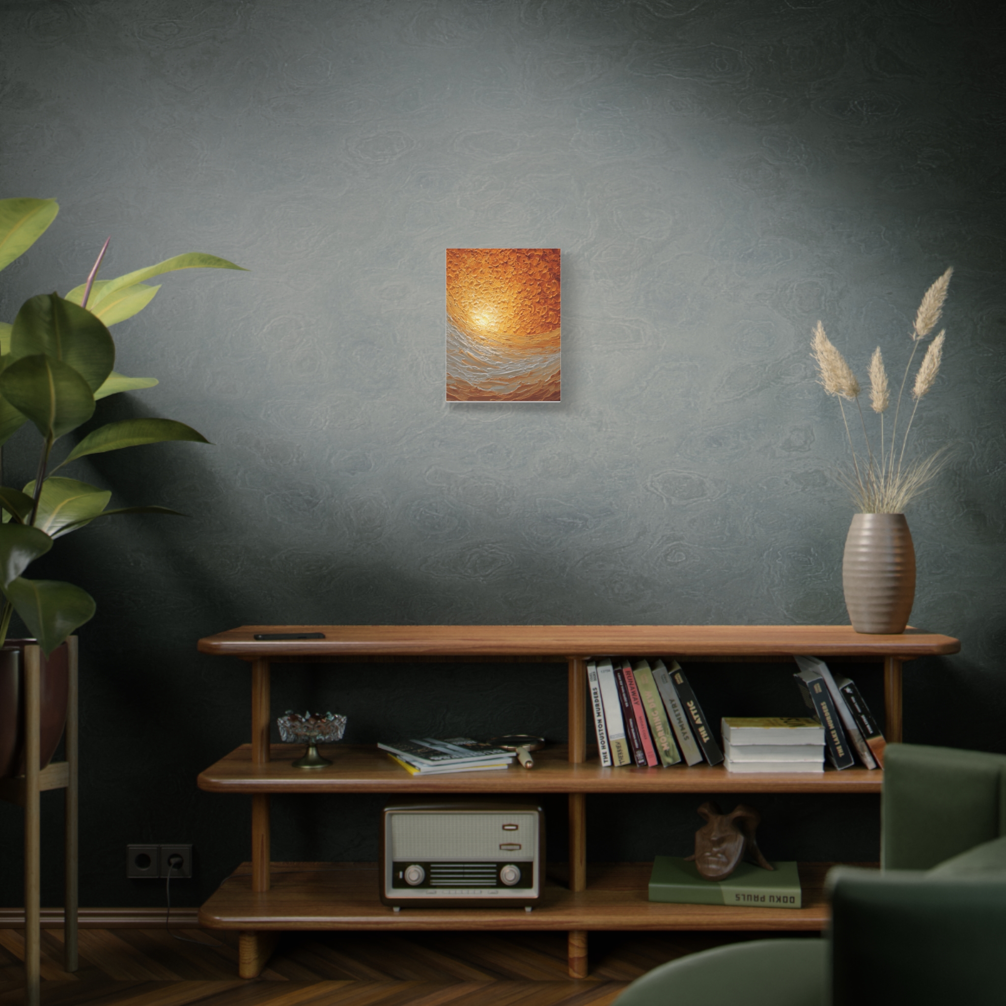Abstract Sunrise Ocean Matte Canvas Wall Art — Stretched 1.25" - Image 26