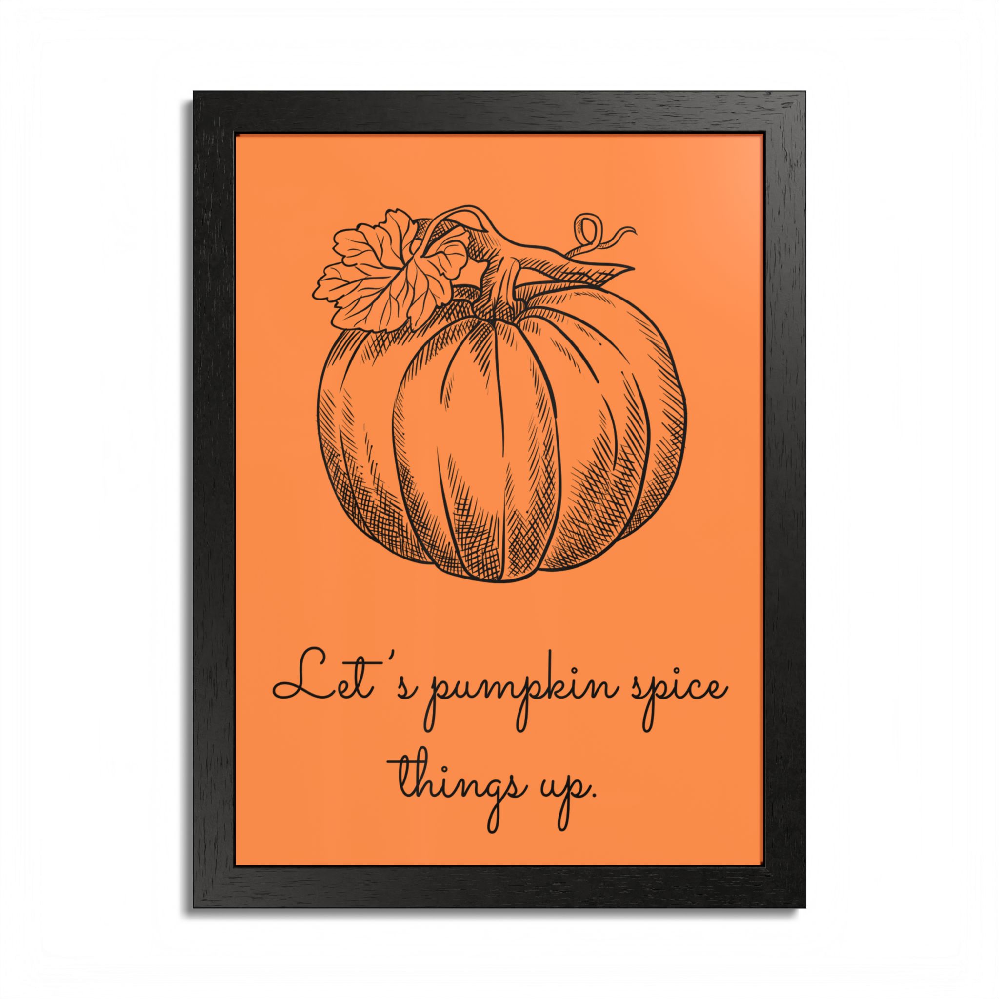 Pumpkin Spice Framed Poster — Autumn Kitchen Wall Art - Image 6
