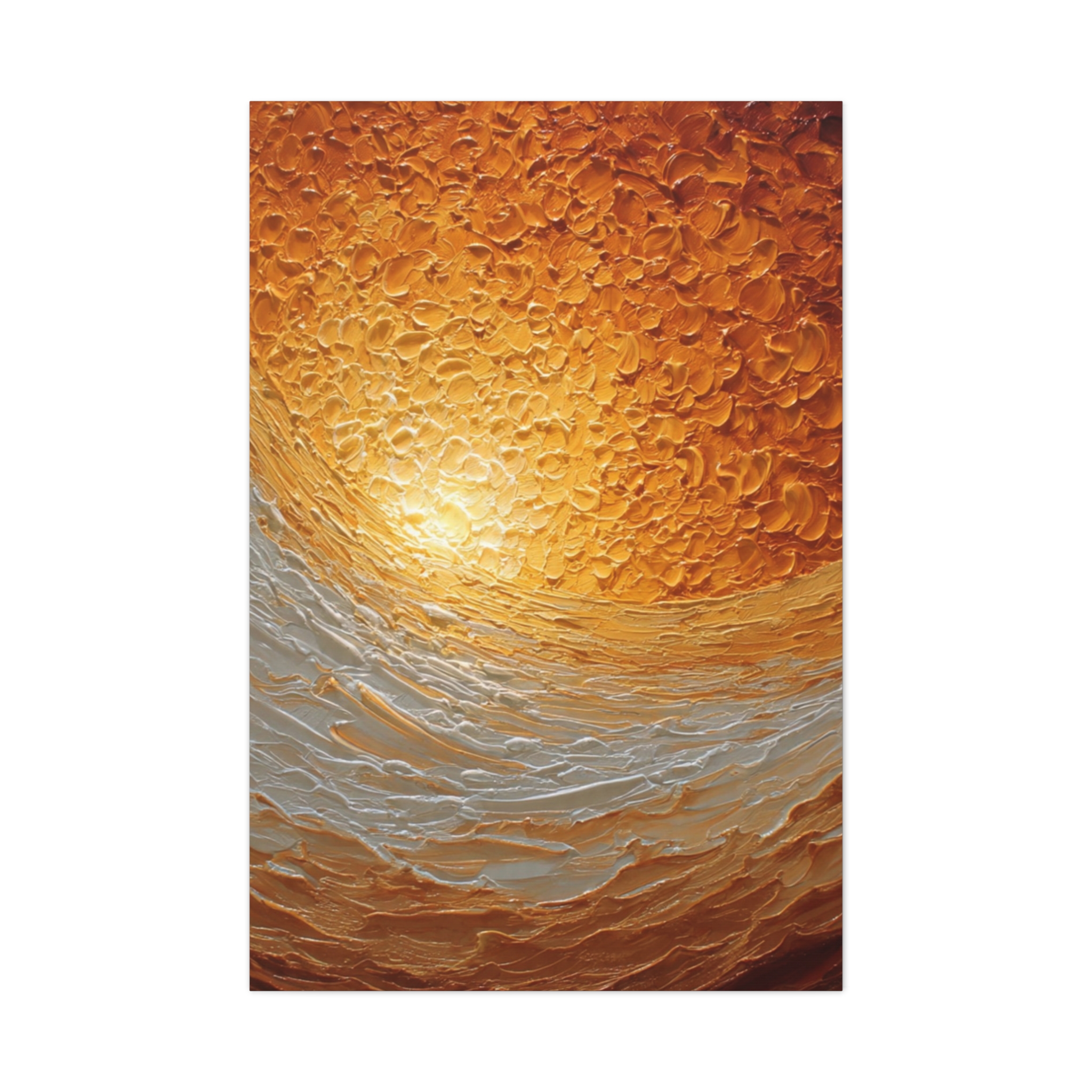 Abstract Sunrise Ocean Matte Canvas Wall Art — Stretched 1.25" - Image 47