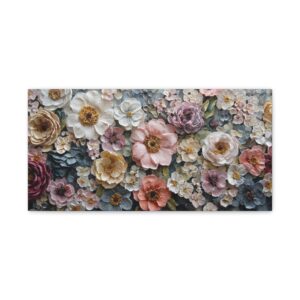 Floral Garden Matte Canvas Wall Art — Stretched 1.25"