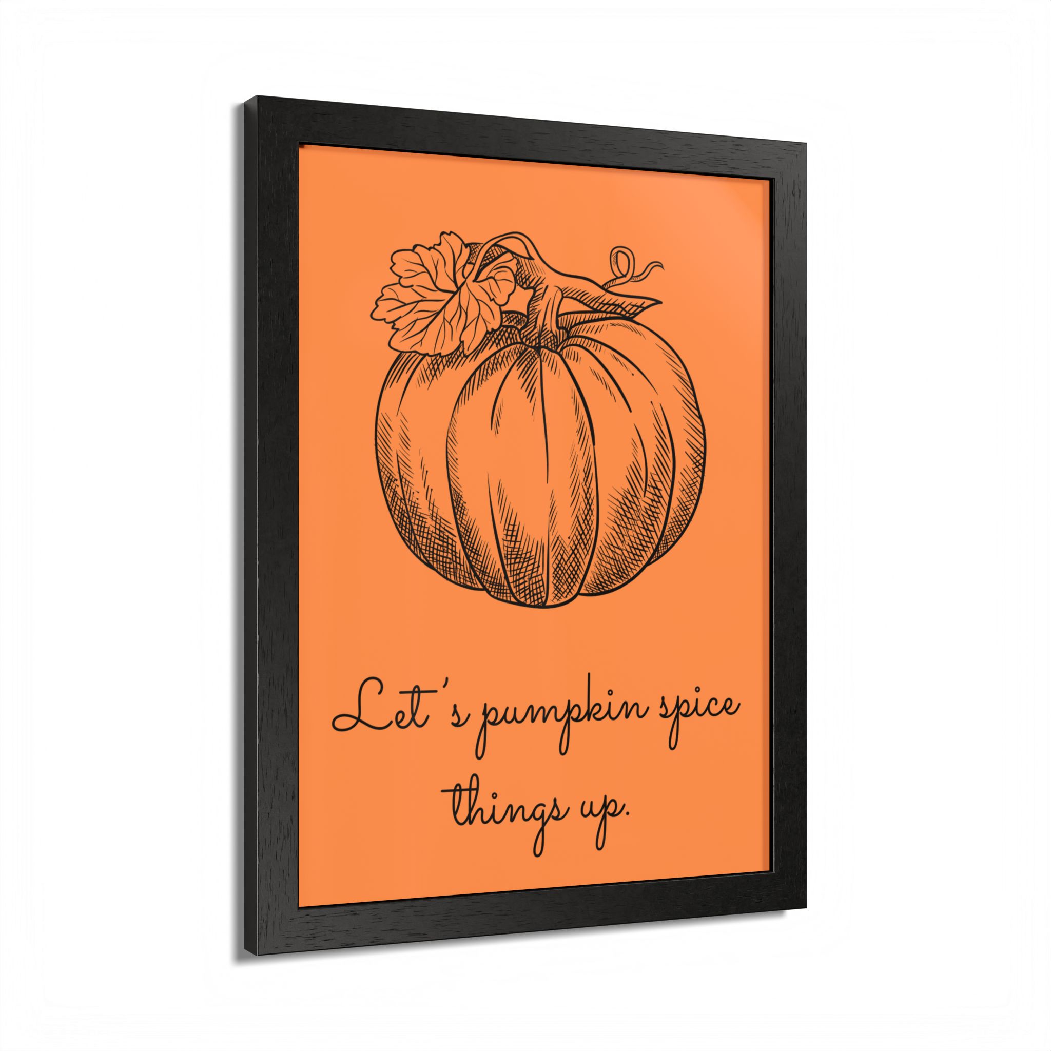 Pumpkin Spice Framed Poster — Autumn Kitchen Wall Art - Image 7
