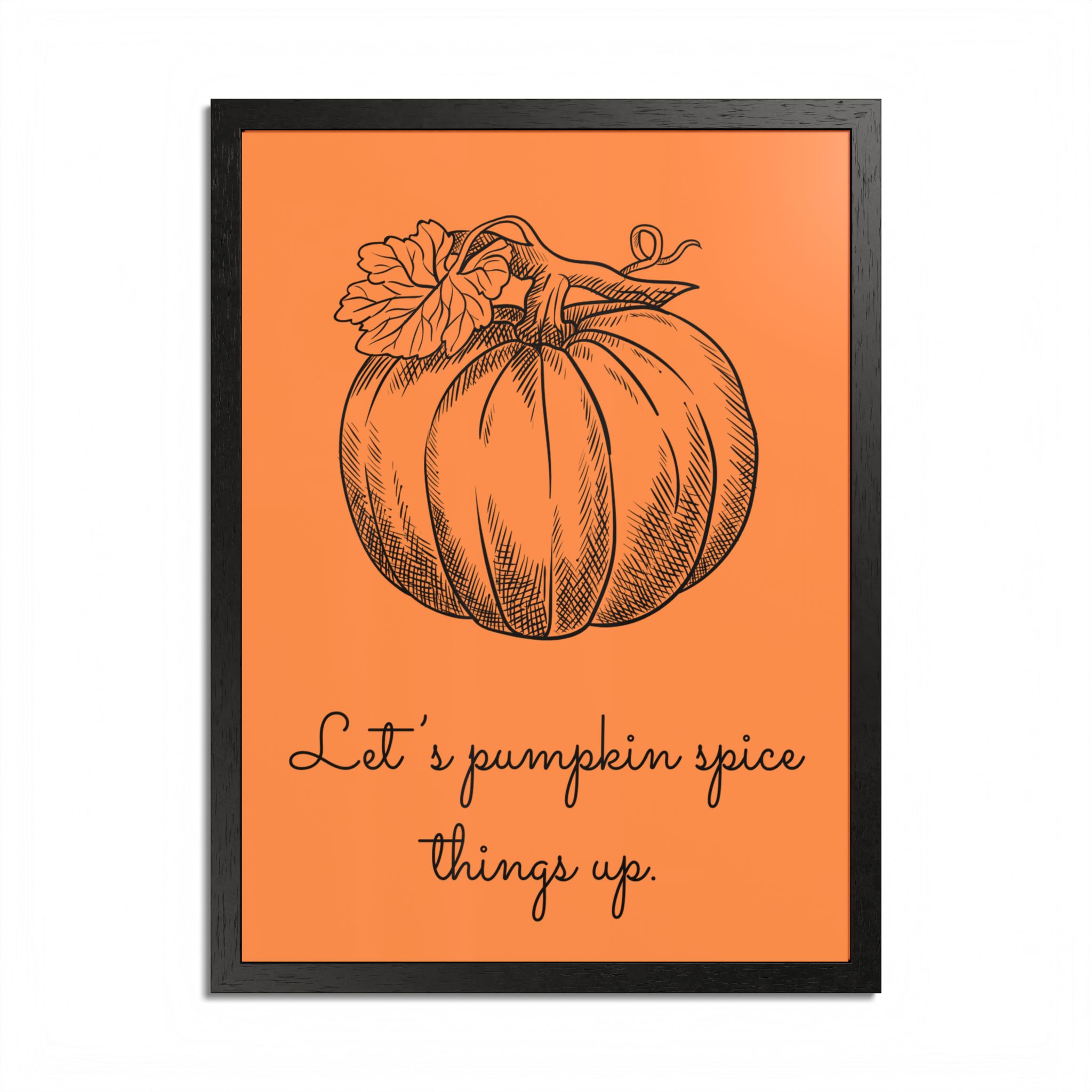 Pumpkin Spice Framed Poster — Autumn Kitchen Wall Art - Image 17