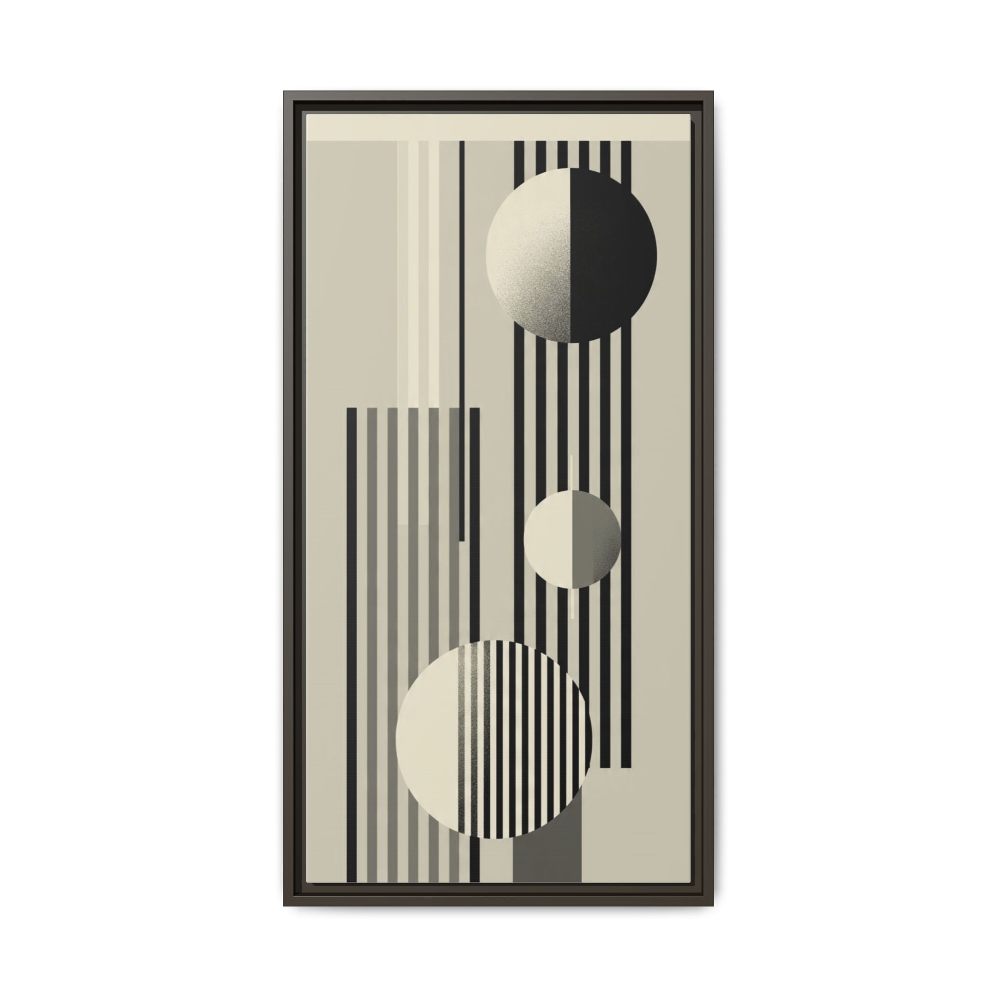 Abstract Geometric Canvas Print — Framed Matte Wall Art - Image 221