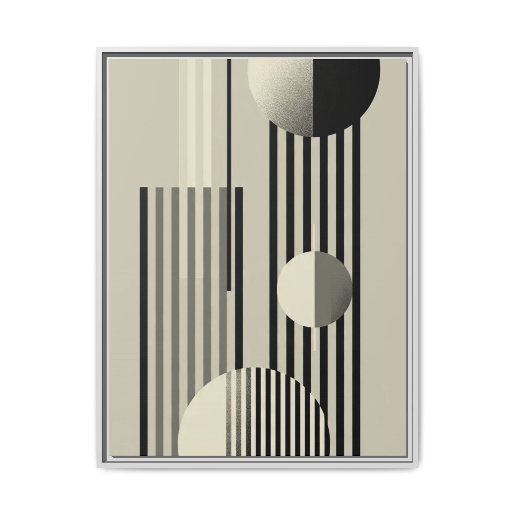 Abstract Geometric Canvas Print — Framed Matte Wall Art - Image 193