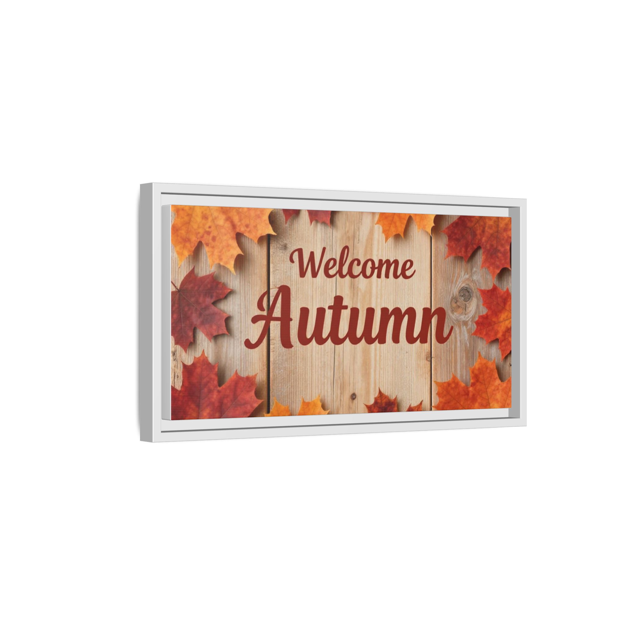 Welcome Autumn Framed Canvas Wall Art - Image 134