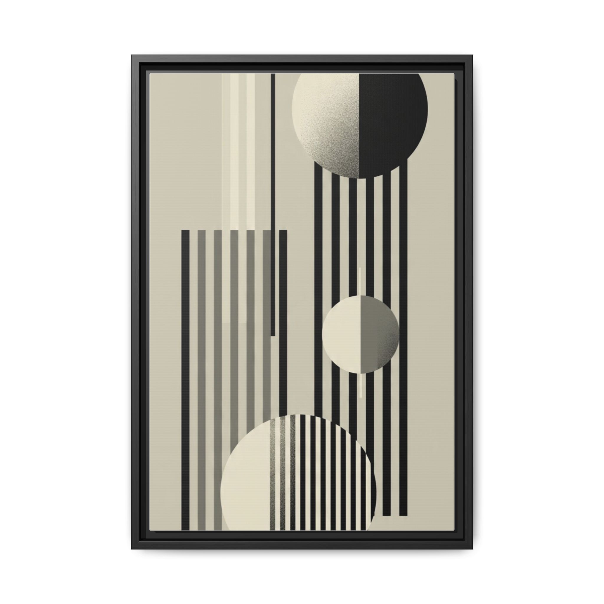 Abstract Geometric Canvas Print — Framed Matte Wall Art - Image 241