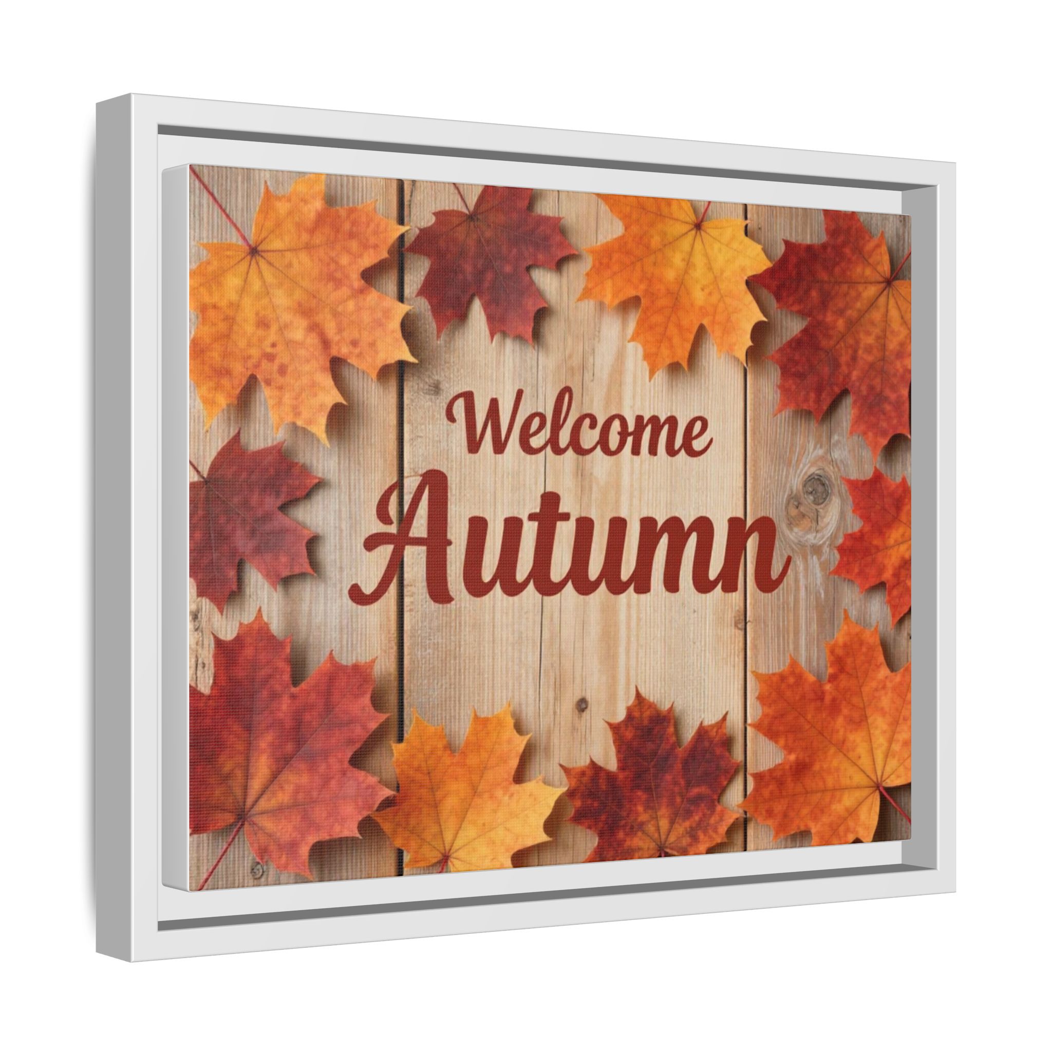 Welcome Autumn Framed Canvas Wall Art - Image 158
