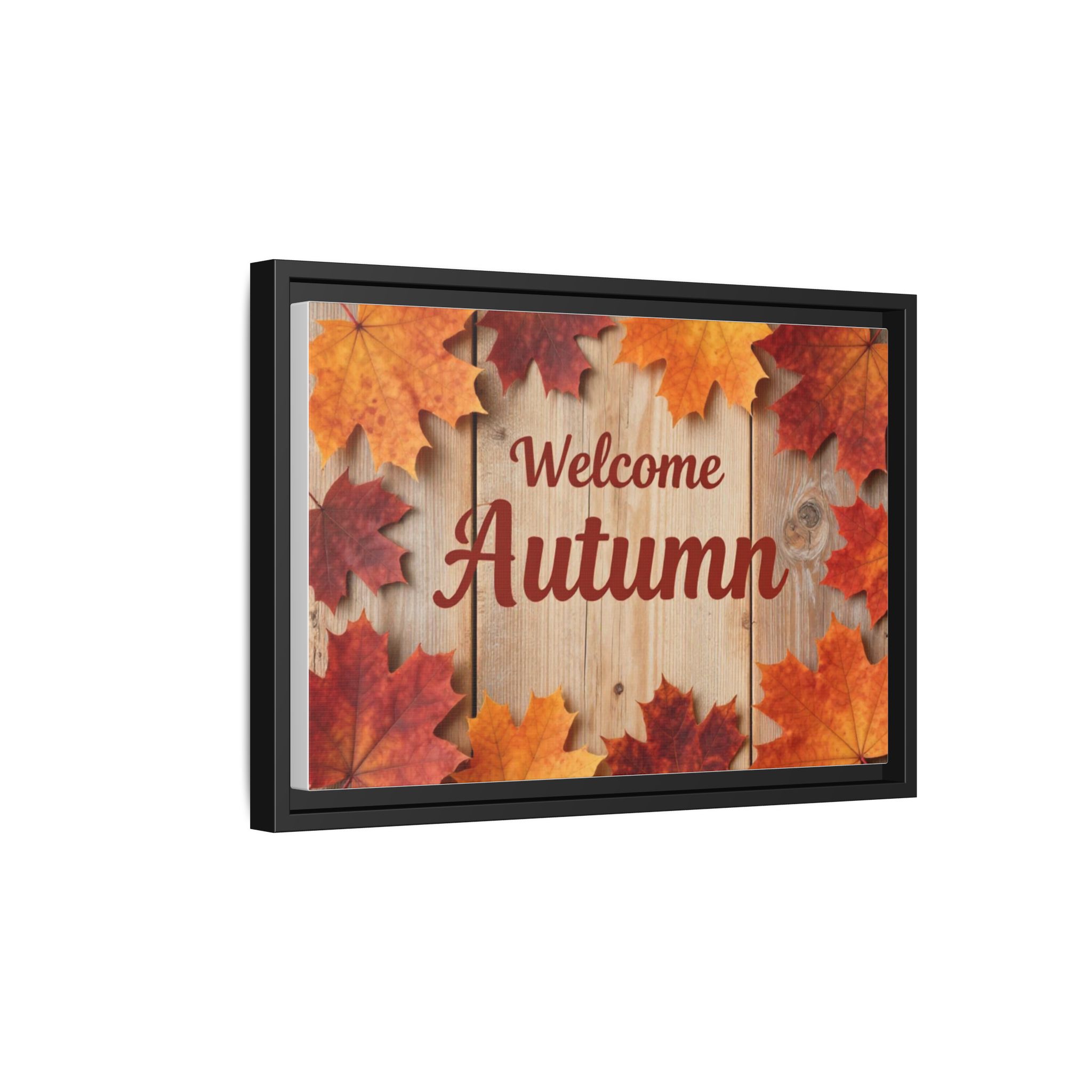 Welcome Autumn Framed Canvas Wall Art - Image 102