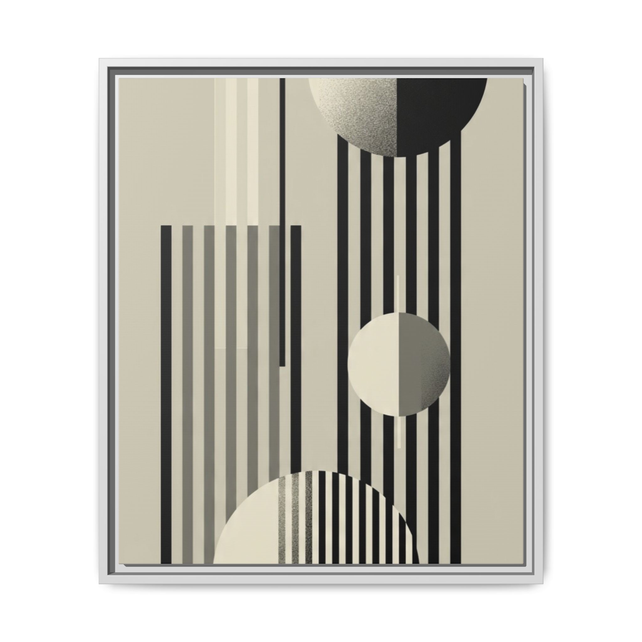 Abstract Geometric Canvas Print — Framed Matte Wall Art - Image 237