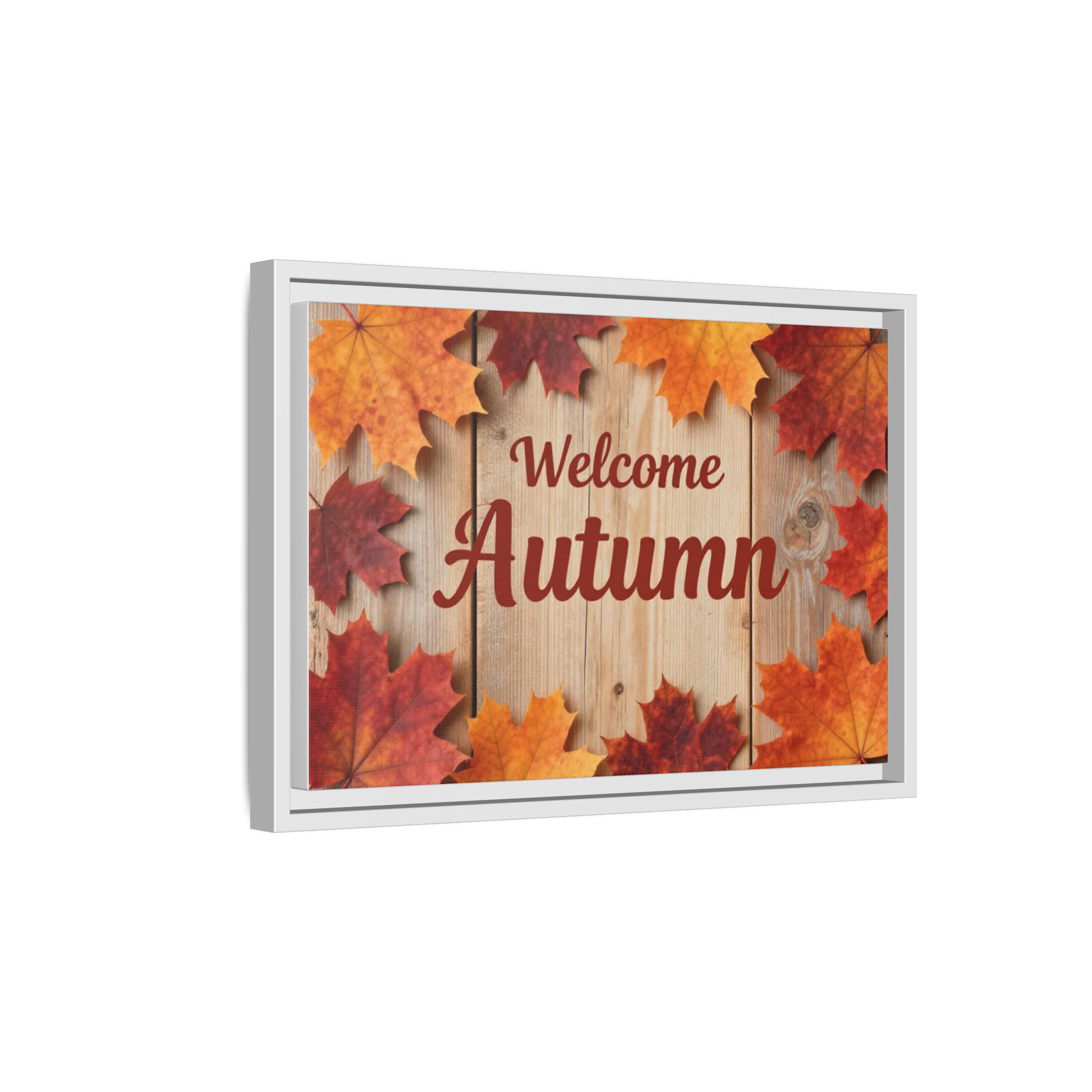 Welcome Autumn Framed Canvas Wall Art - Image 110