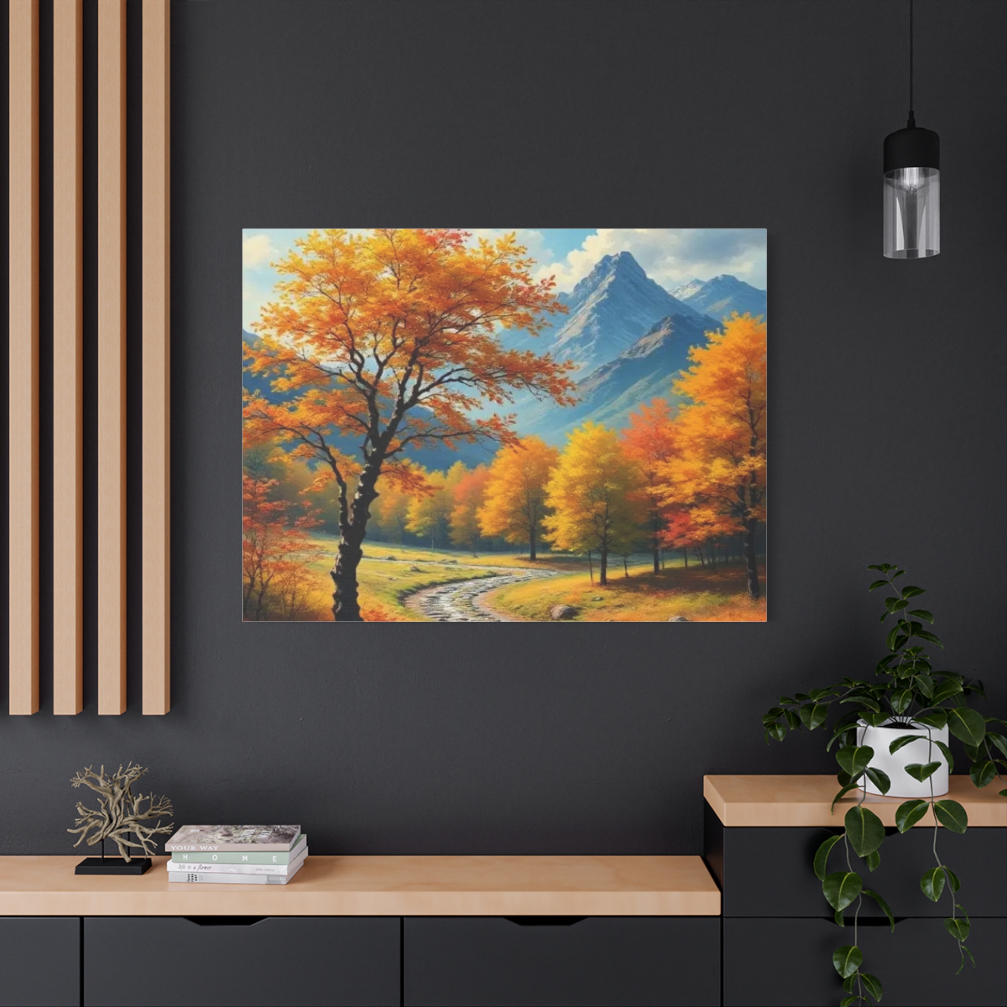 Autumn Mountain Path Canvas Print — Fall Landscape Wall Art - Image 8