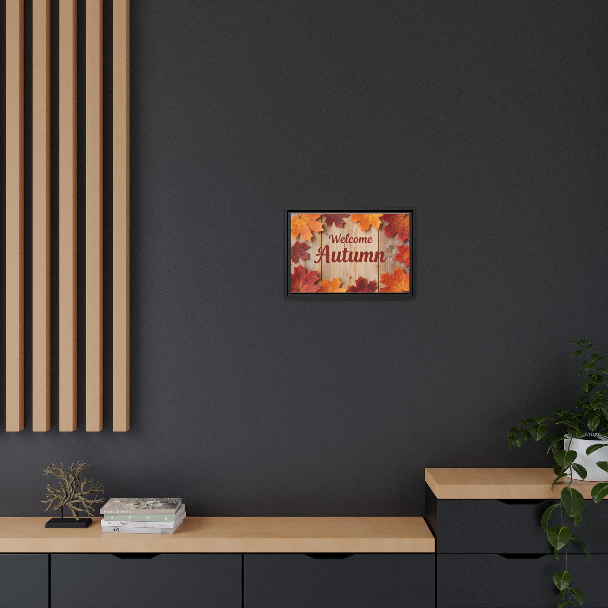 Welcome Autumn Framed Canvas Wall Art - Image 104