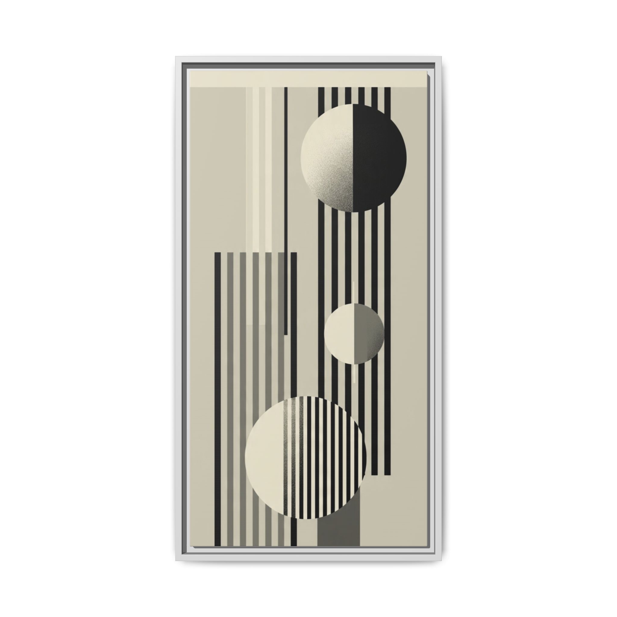 Abstract Geometric Canvas Print — Framed Matte Wall Art - Image 213