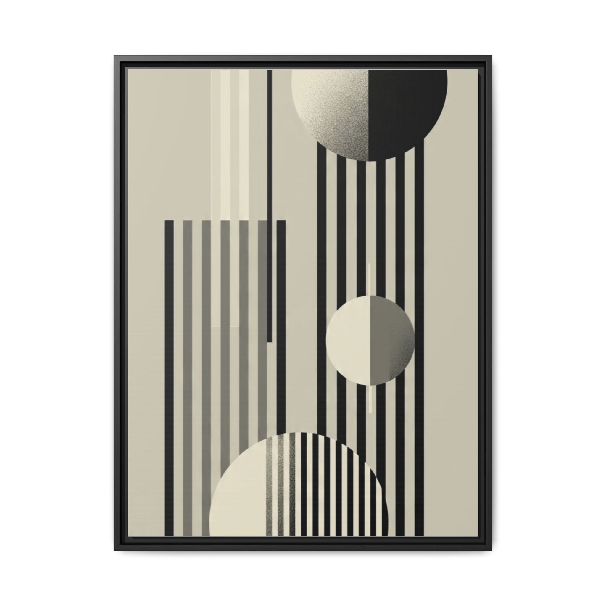 Abstract Geometric Canvas Print — Framed Matte Wall Art - Image 205