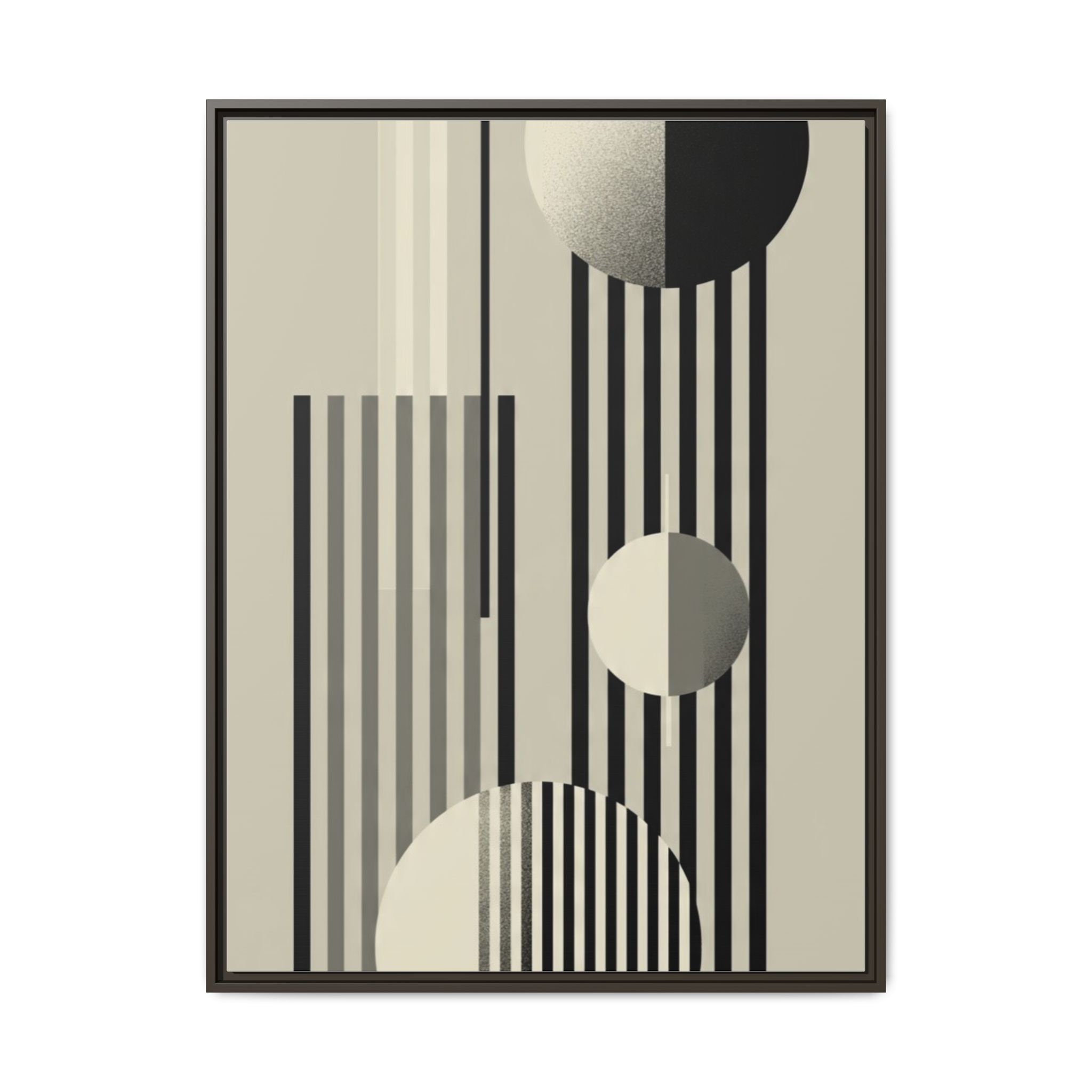 Abstract Geometric Canvas Print — Framed Matte Wall Art - Image 25