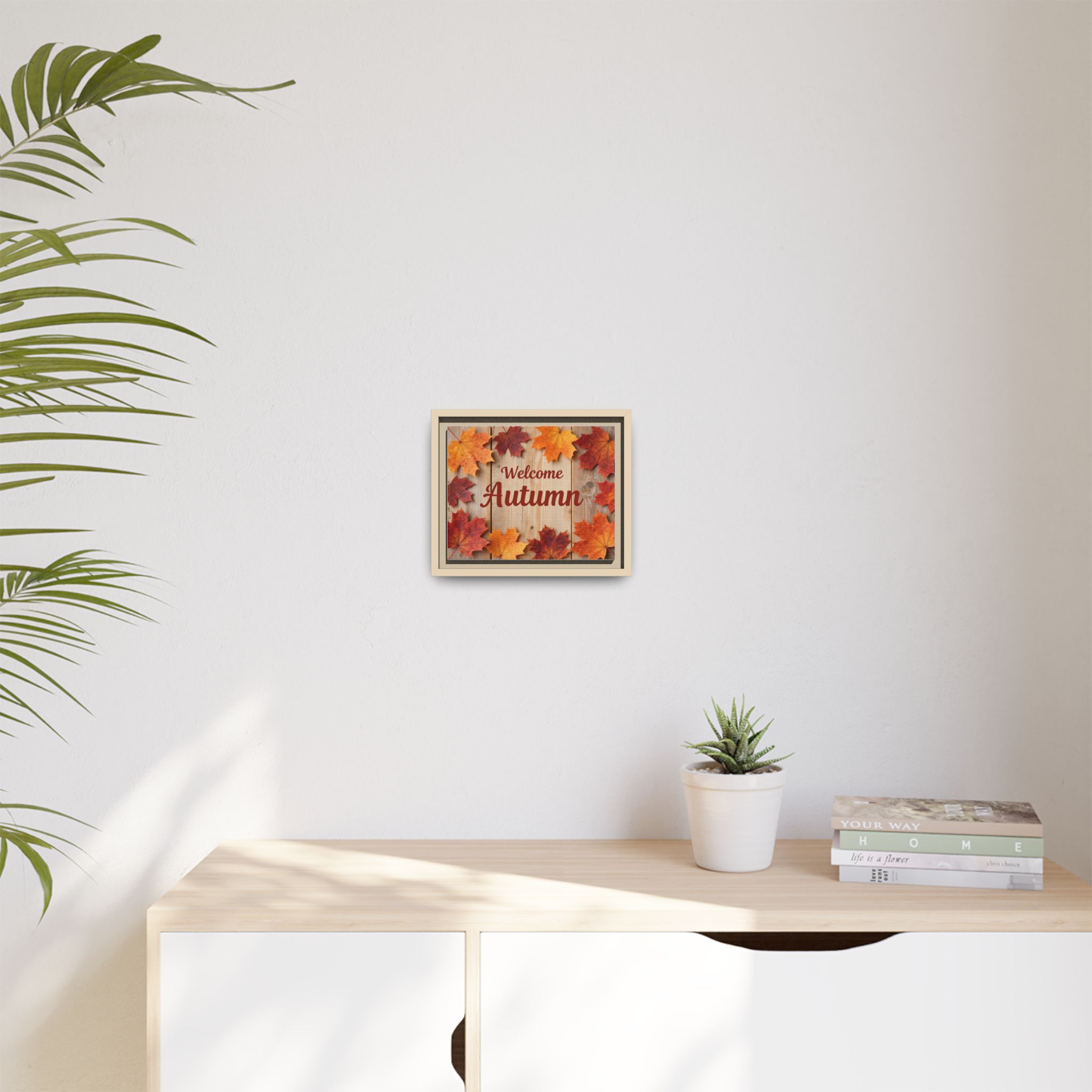 Welcome Autumn Framed Canvas Wall Art - Image 243