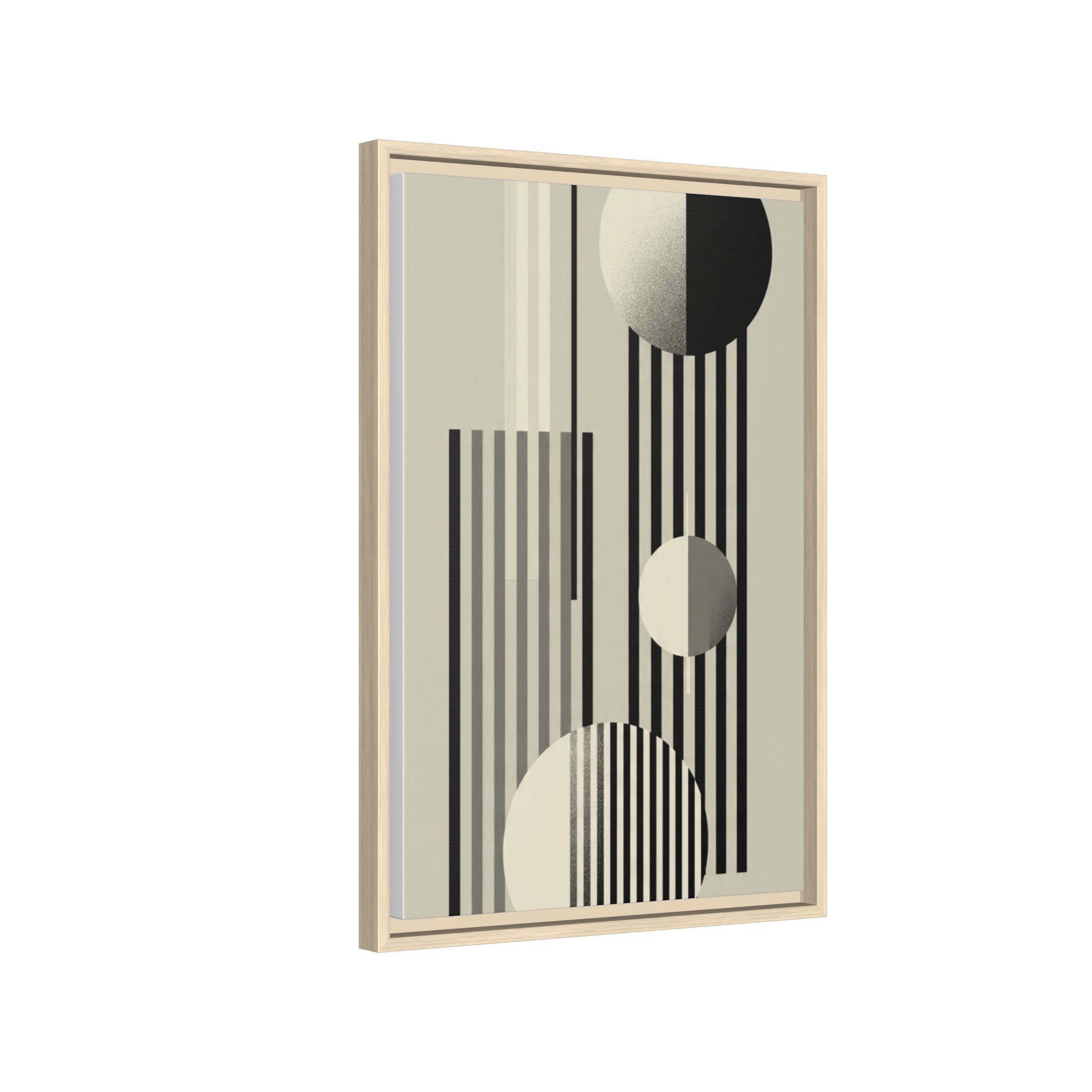 Abstract Geometric Canvas Print — Framed Matte Wall Art - Image 250