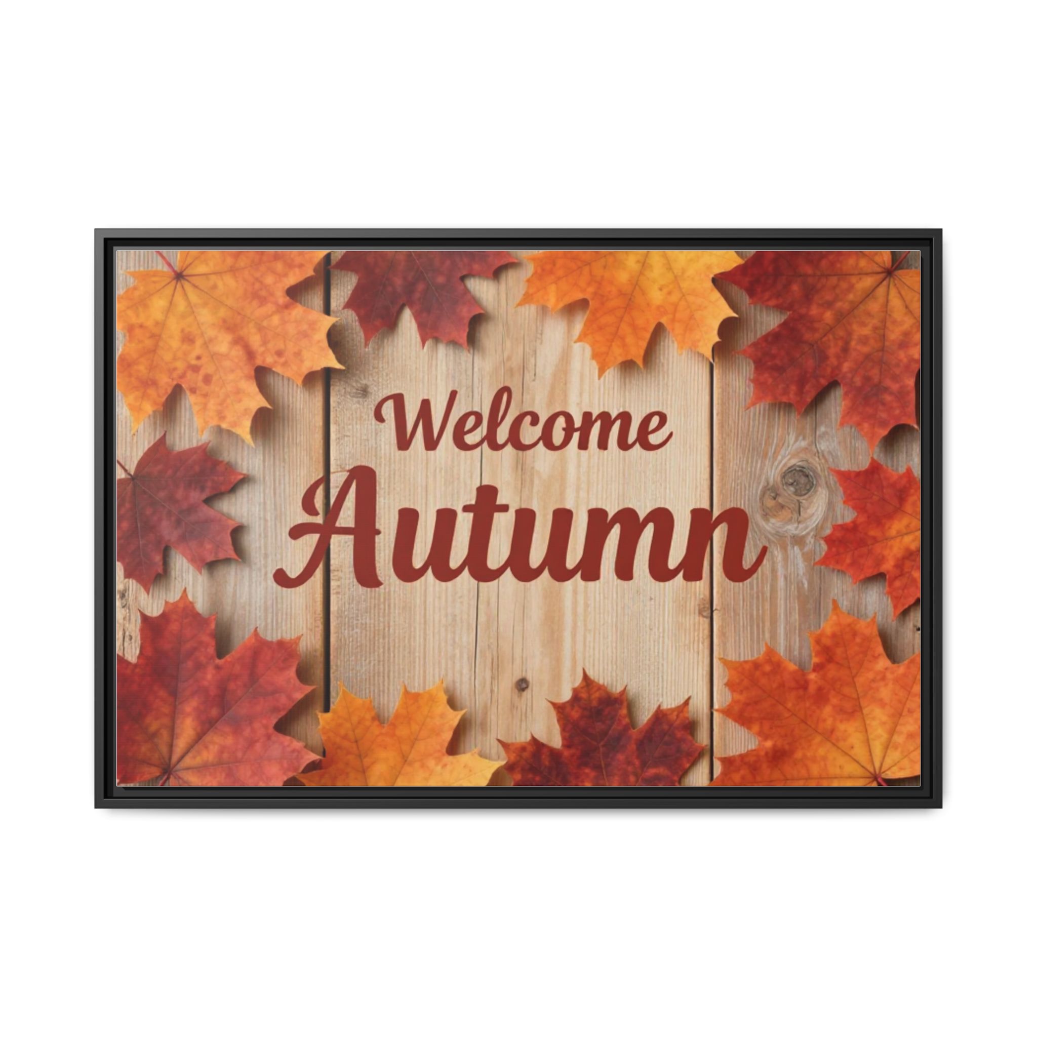 Welcome Autumn Framed Canvas Wall Art - Image 121