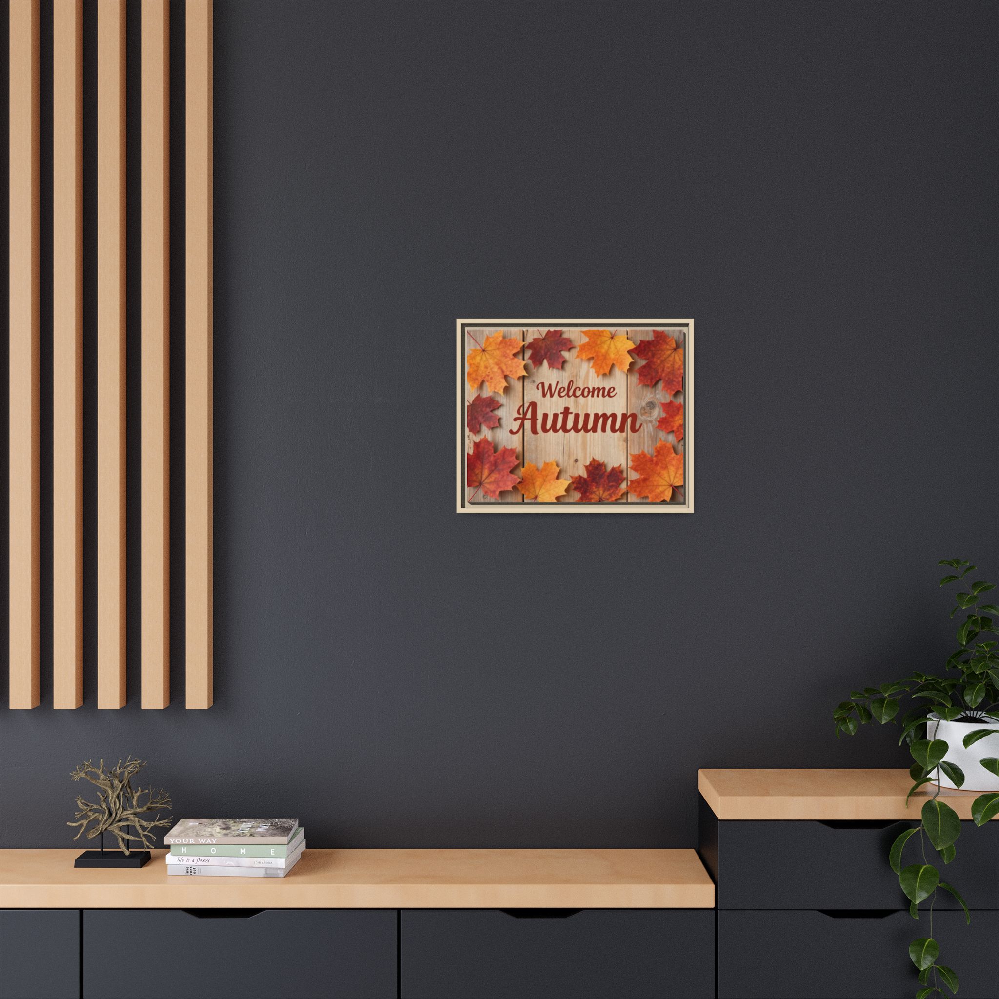 Welcome Autumn Framed Canvas Wall Art - Image 88