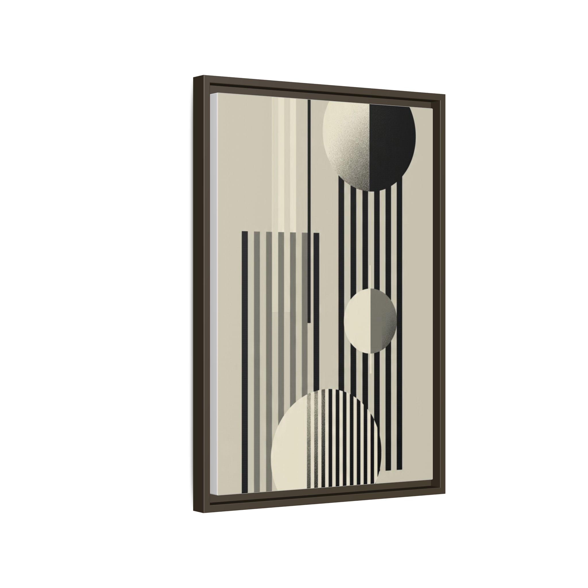 Abstract Geometric Canvas Print — Framed Matte Wall Art - Image 246