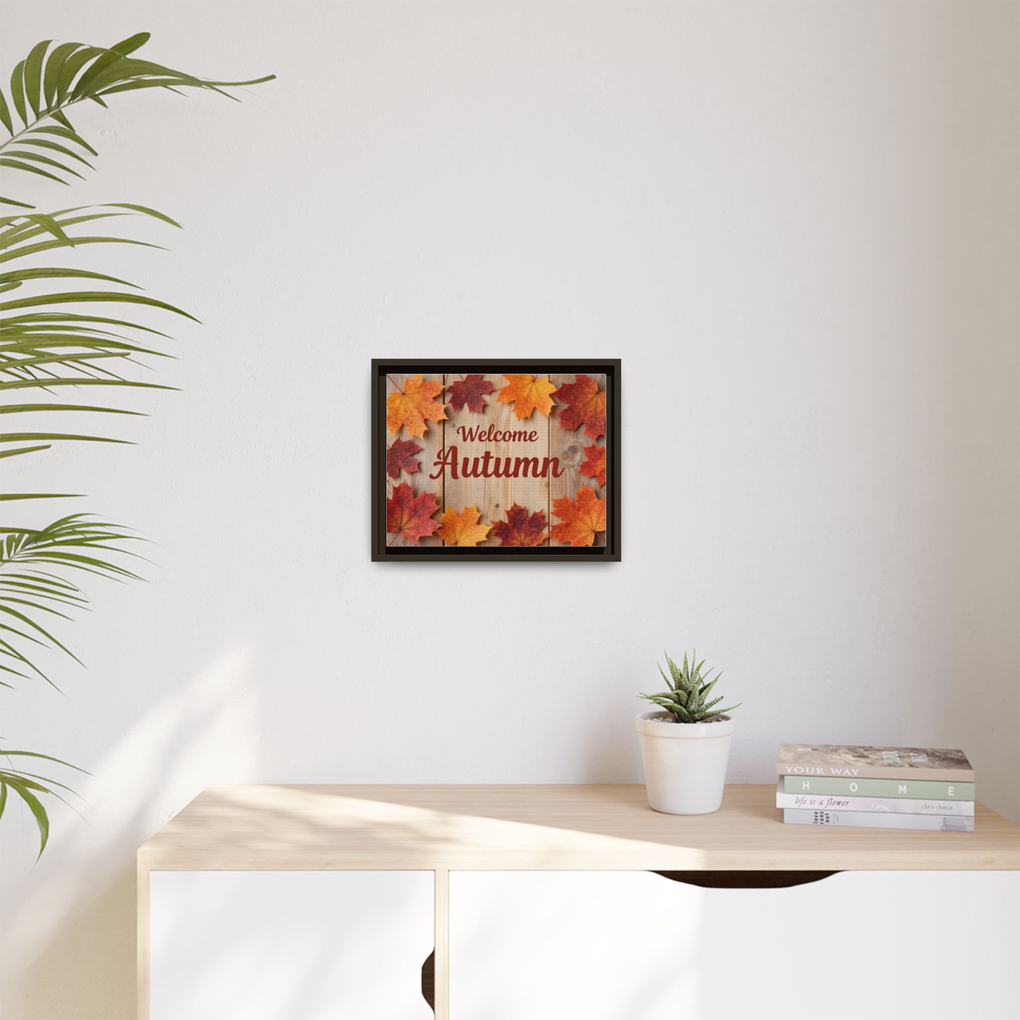 Welcome Autumn Framed Canvas Wall Art - Image 155