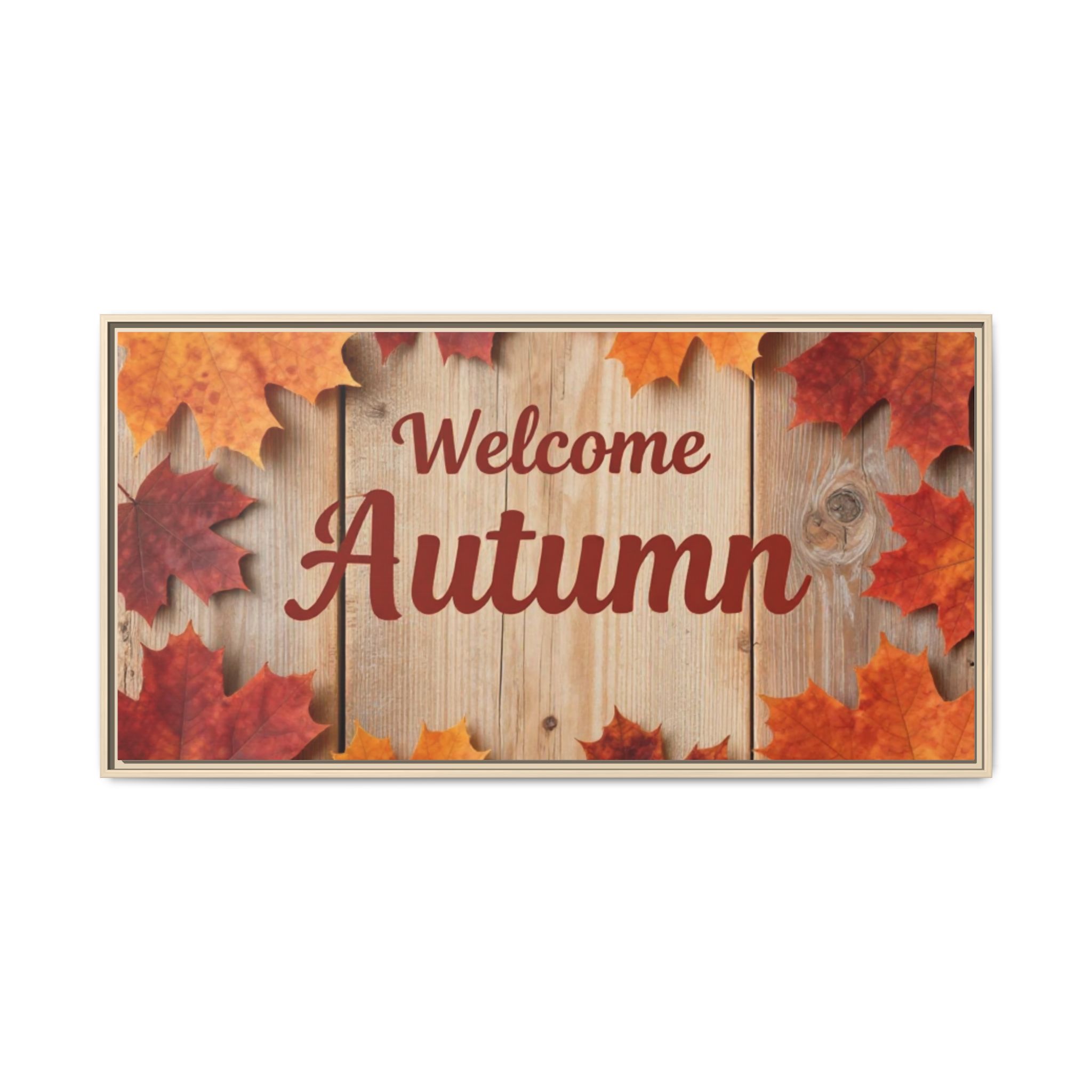 Welcome Autumn Framed Canvas Wall Art - Image 65