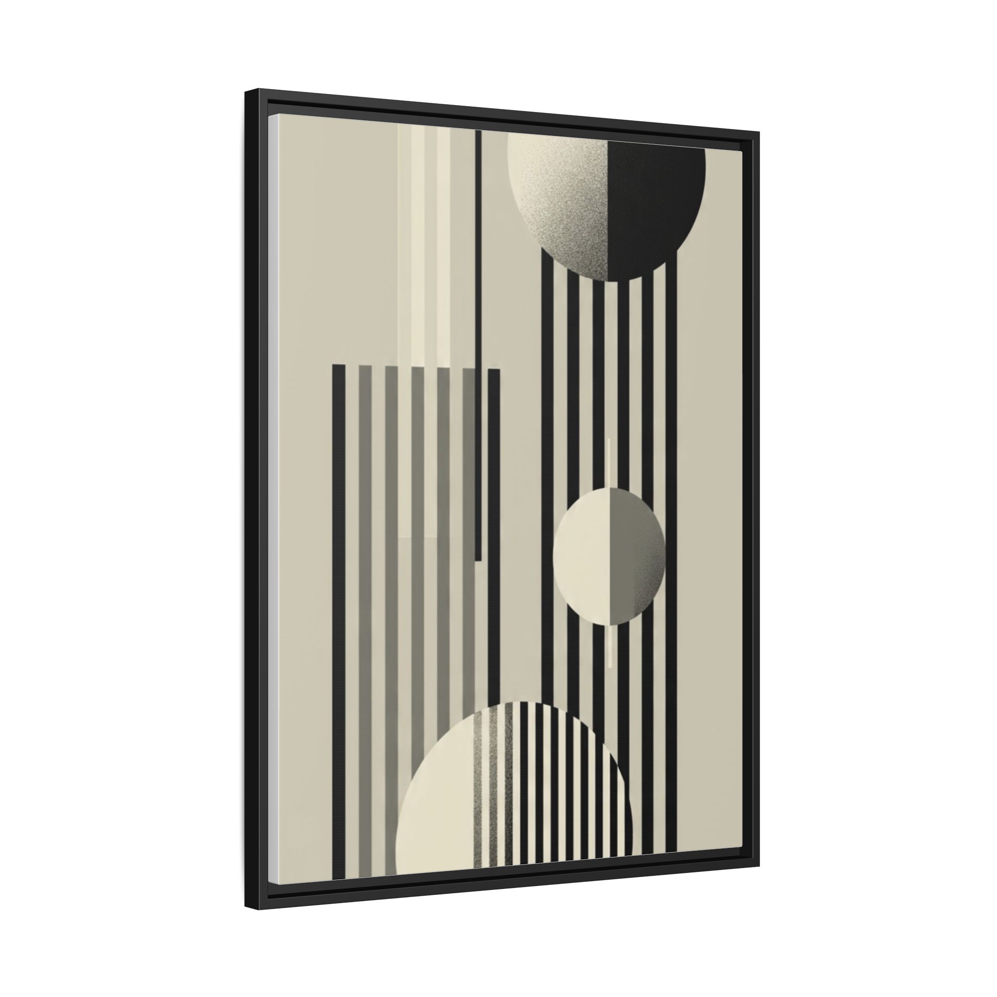 Abstract Geometric Canvas Print — Framed Matte Wall Art - Image 206