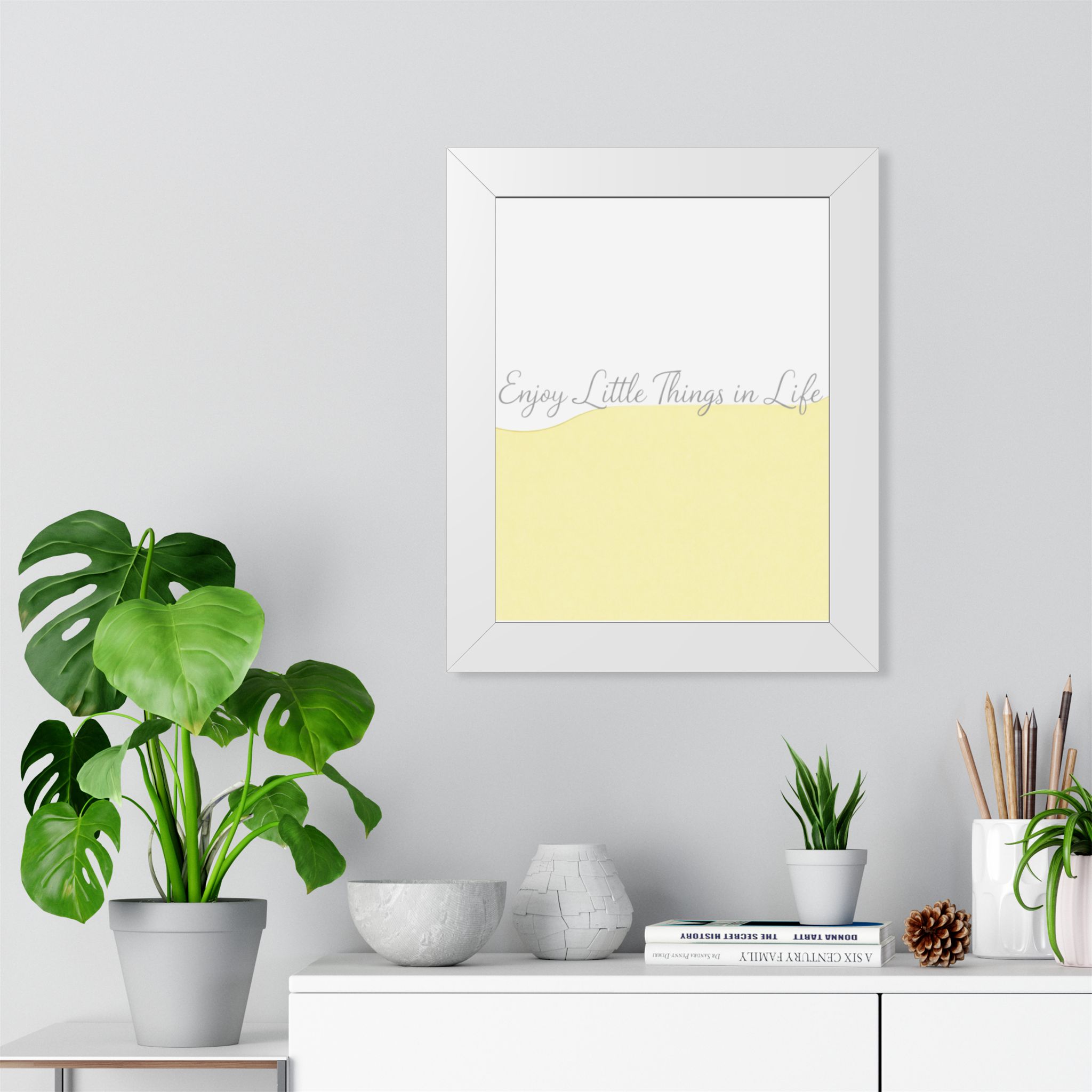 Enjoy the Little Things in Life Framed Poster - Image 2