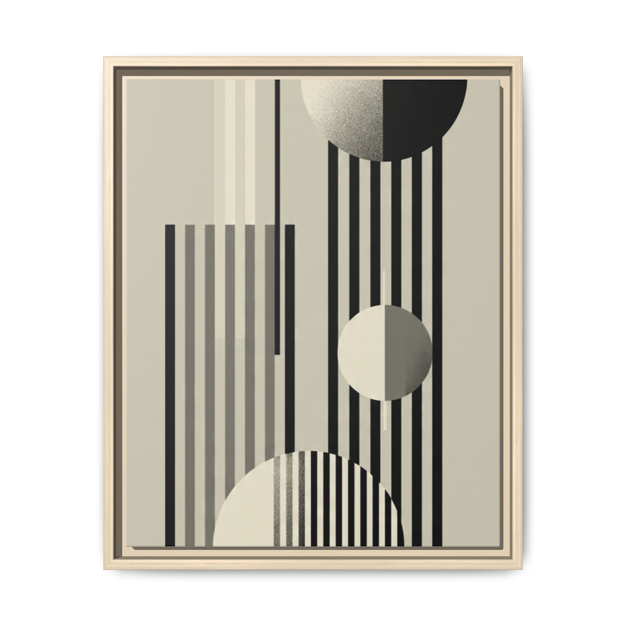 Abstract Geometric Canvas Print — Framed Matte Wall Art - Image 161