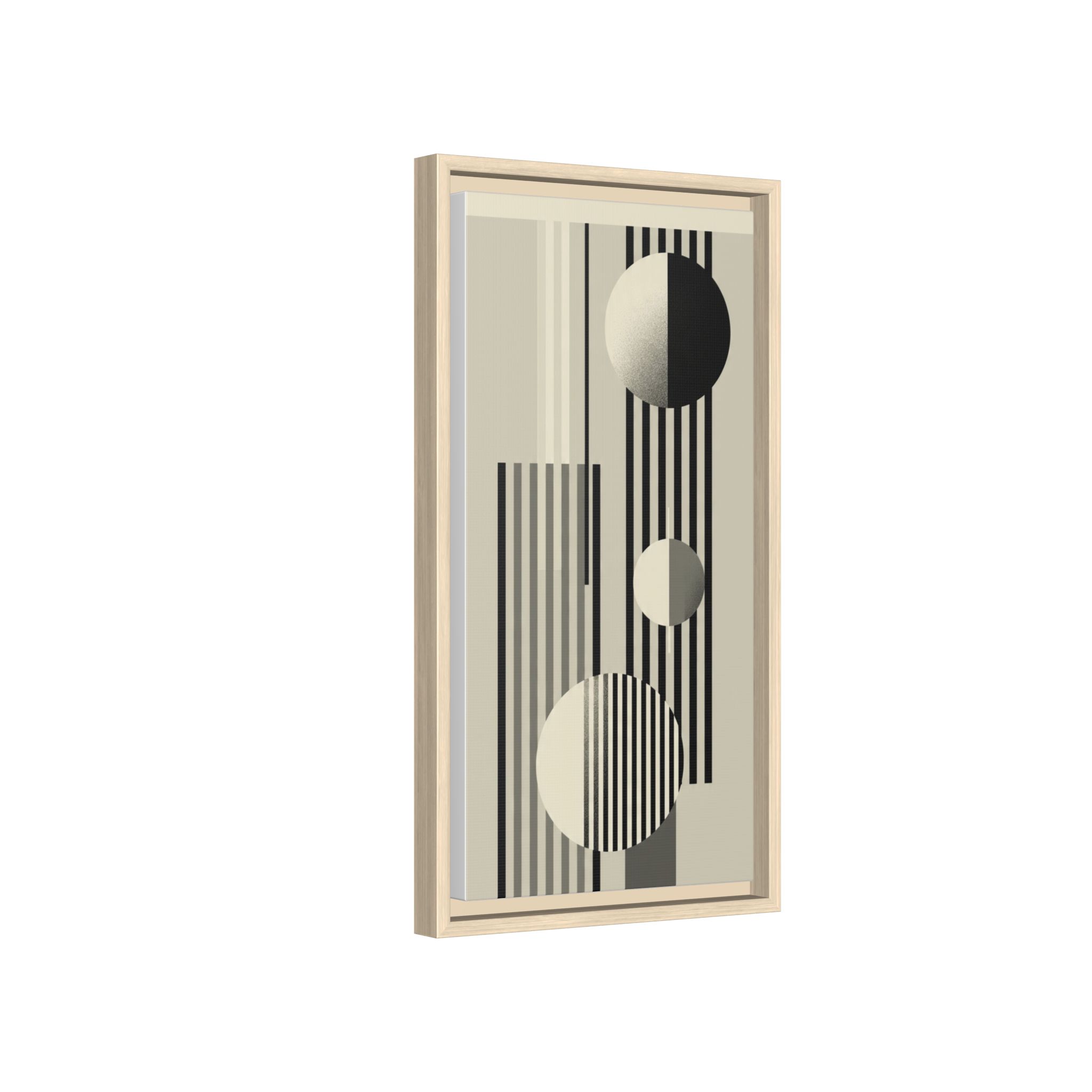 Abstract Geometric Canvas Print — Framed Matte Wall Art - Image 90