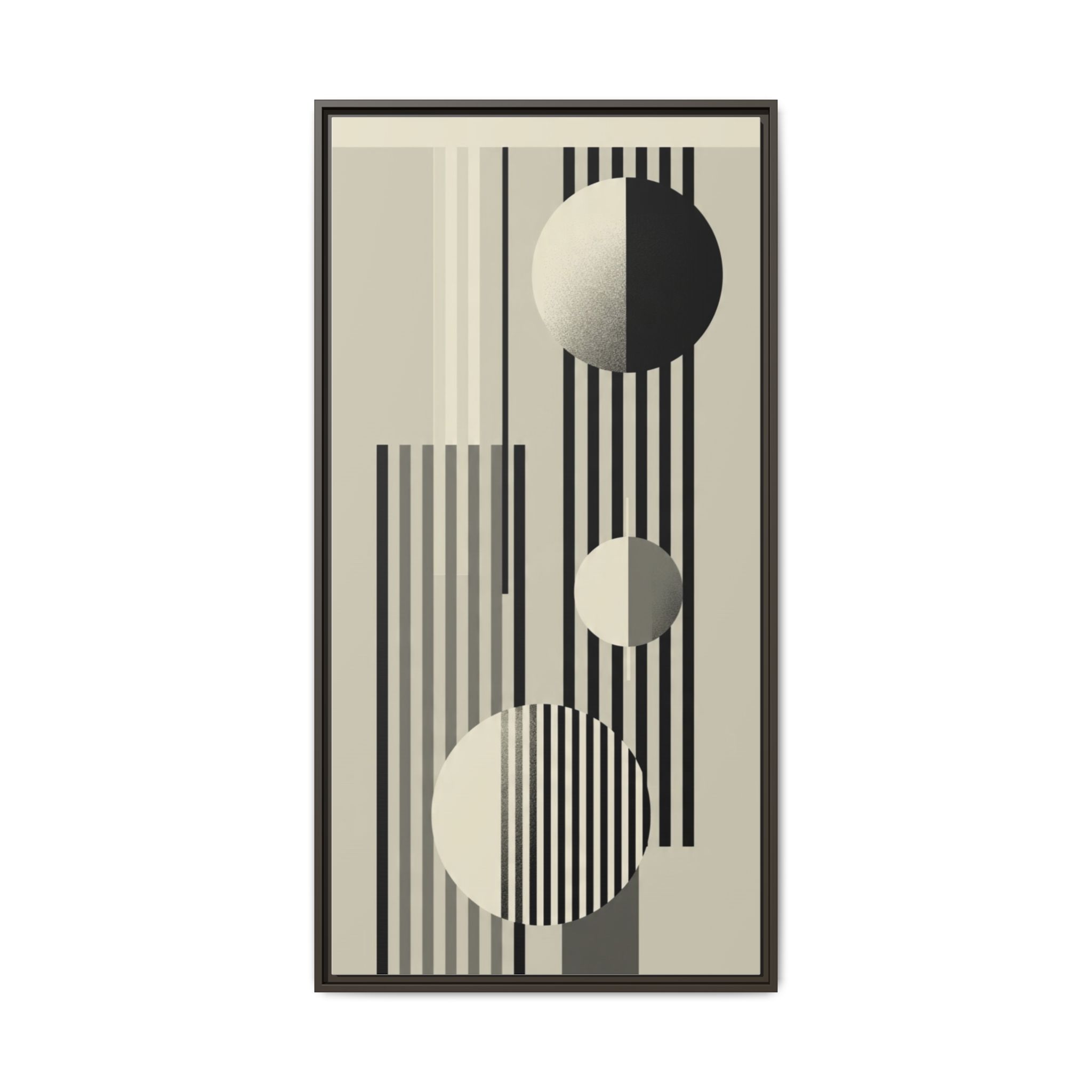Abstract Geometric Canvas Print — Framed Matte Wall Art - Image 9