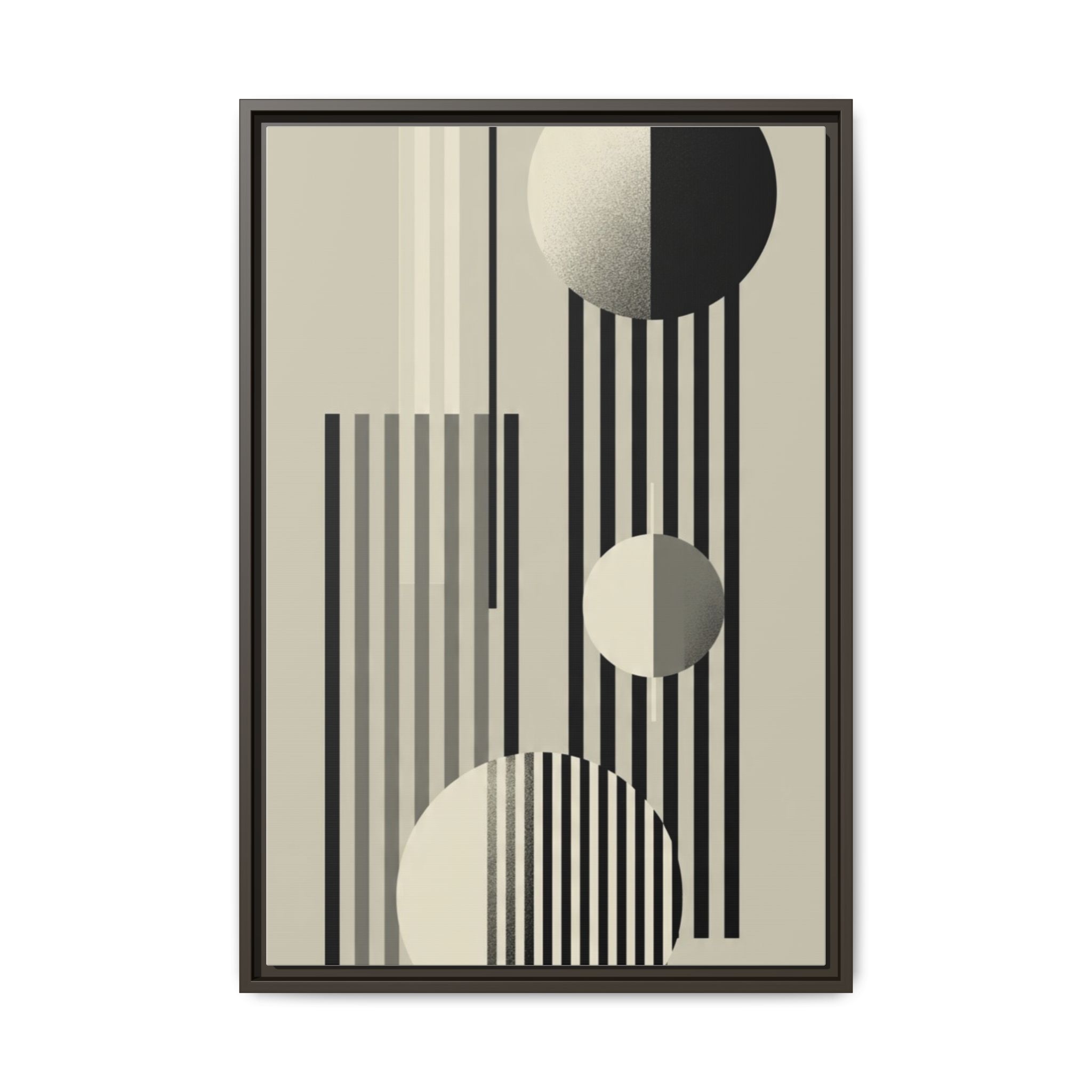 Abstract Geometric Canvas Print — Framed Matte Wall Art - Image 141
